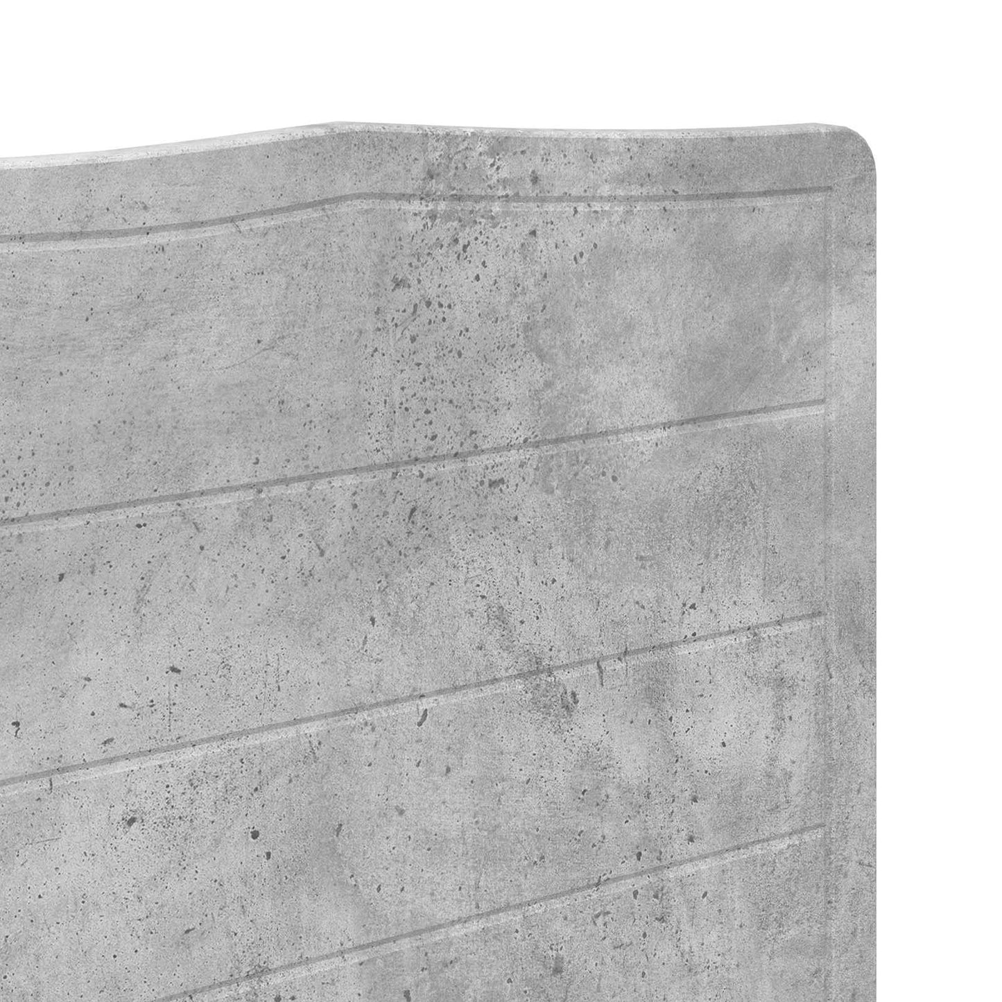 Hoofdbord Beton Grijs Bewerkt hout is nu te koop bij PeponiXL, paradijselijk wonen!