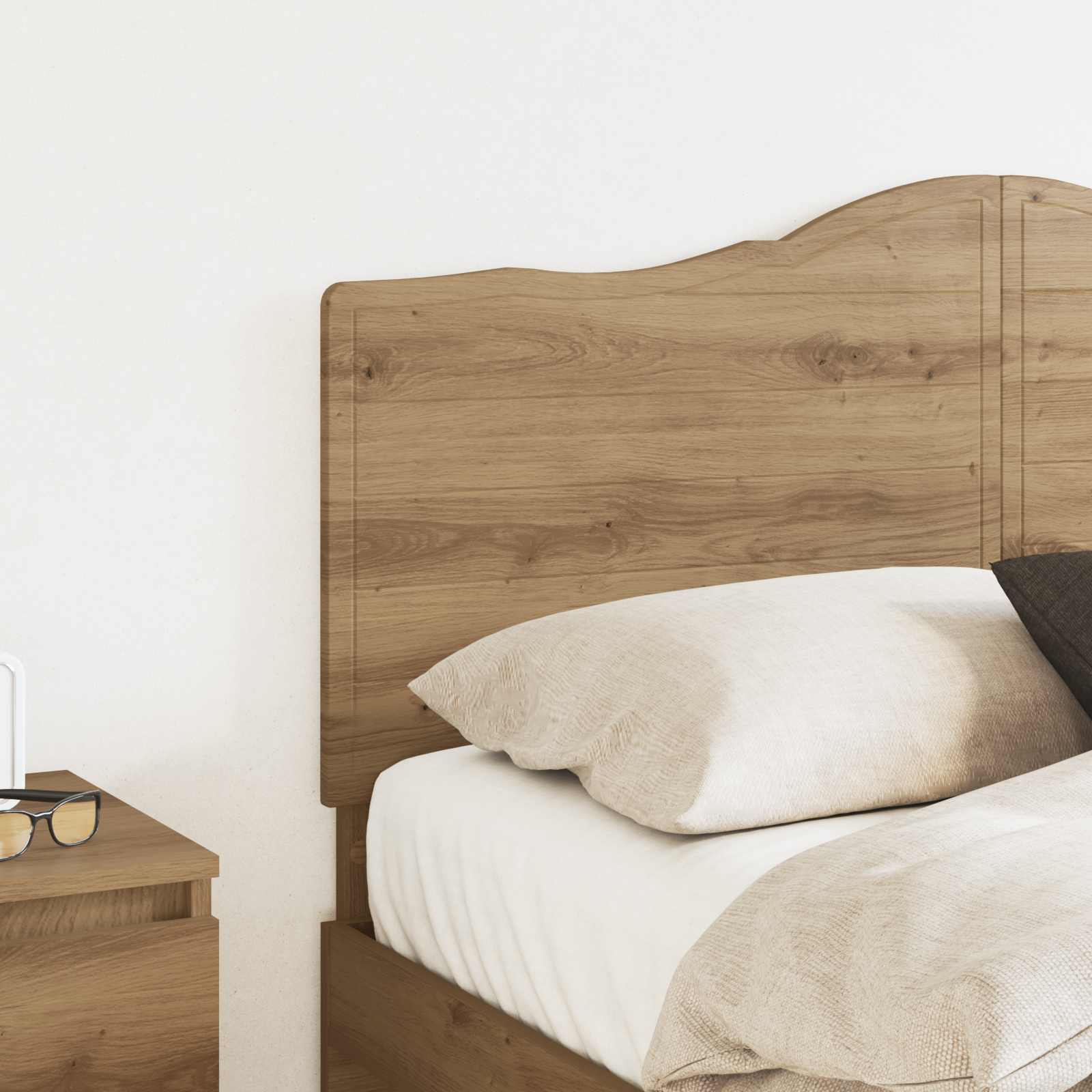 Hoofdbord Artisan Eiken Bewerkt hout is nu te koop bij PeponiXL, paradijselijk wonen!