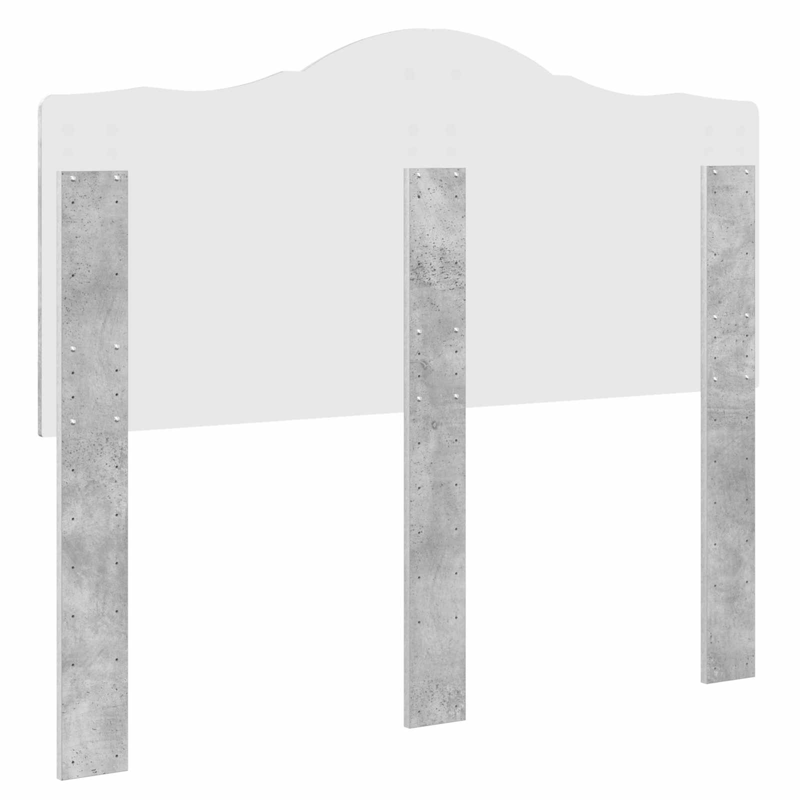 Hoofdbord Beton Grijs Bewerkt hout is nu te koop bij PeponiXL, paradijselijk wonen!