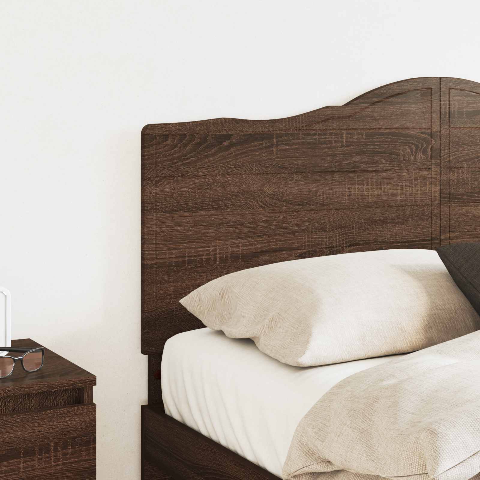 Hoofdbord Bruin Eiken Bewerkt hout is nu te koop bij PeponiXL, paradijselijk wonen!