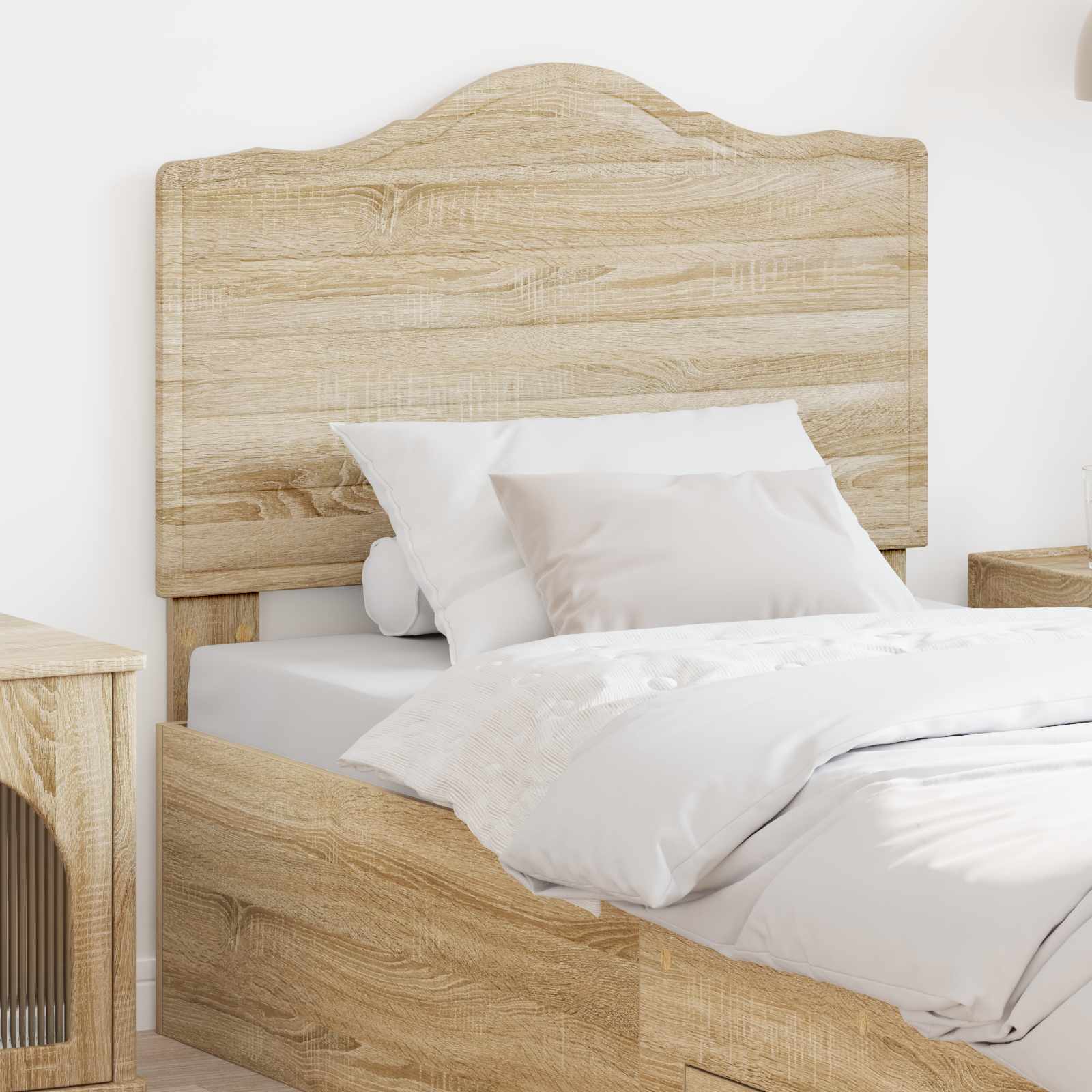 Hoofdbord Sonoma Eiken Bewerkt hout is nu te koop bij PeponiXL, paradijselijk wonen!