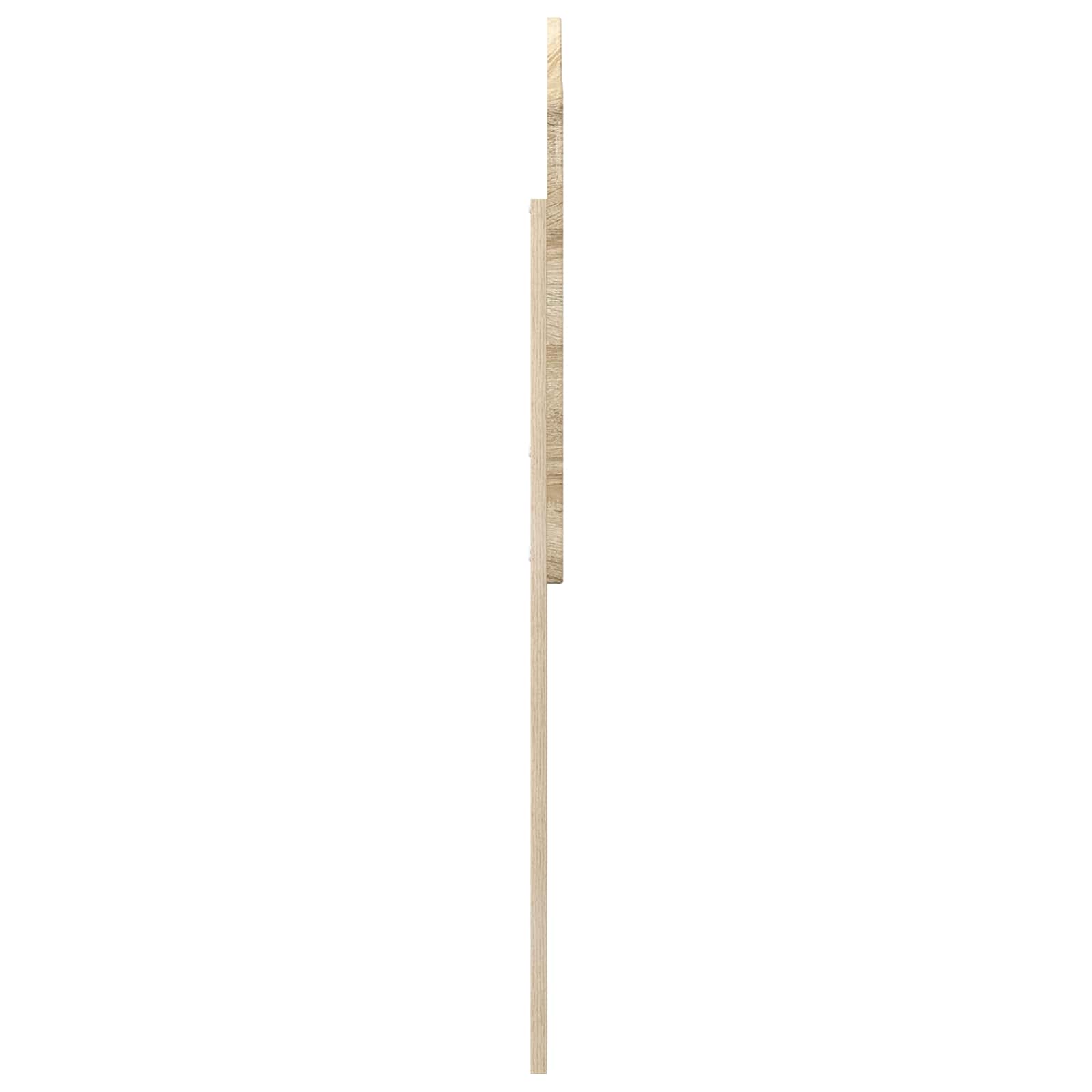 Hoofdbord Sonoma Eiken Bewerkt hout is nu te koop bij PeponiXL, paradijselijk wonen!