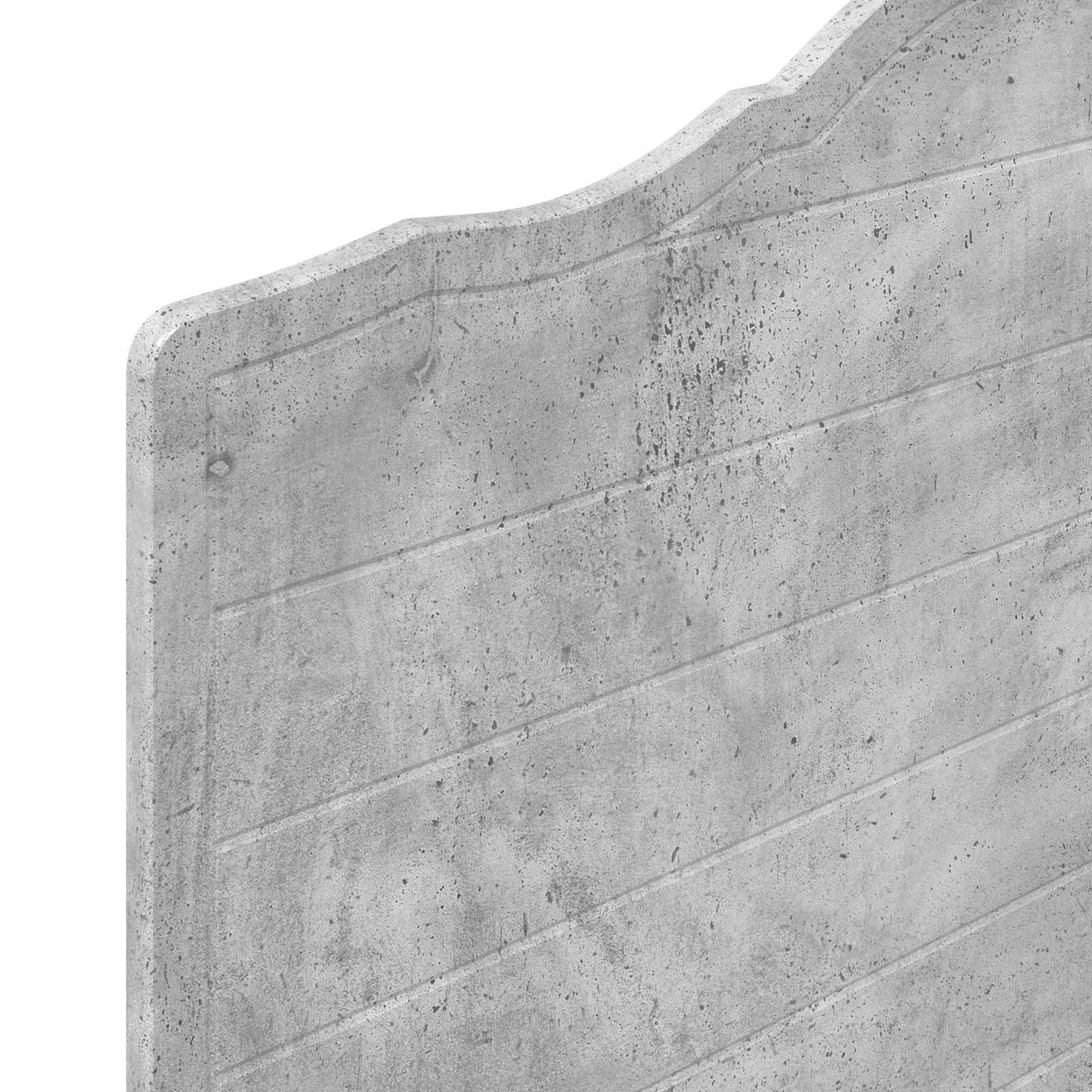 Hoofdbord Beton Grijs Bewerkt hout is nu te koop bij PeponiXL, paradijselijk wonen!