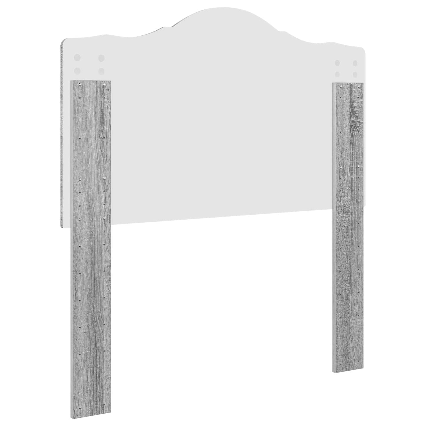 Hoofdbord Grijs Sonoma Bewerkt hout is nu te koop bij PeponiXL, paradijselijk wonen!