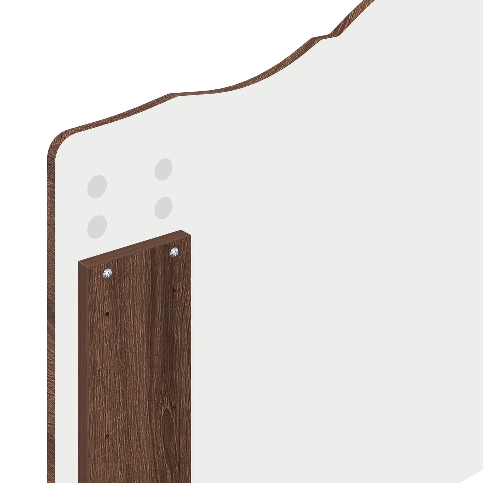 Hoofdbord Bruin Eiken Bewerkt hout is nu te koop bij PeponiXL, paradijselijk wonen!
