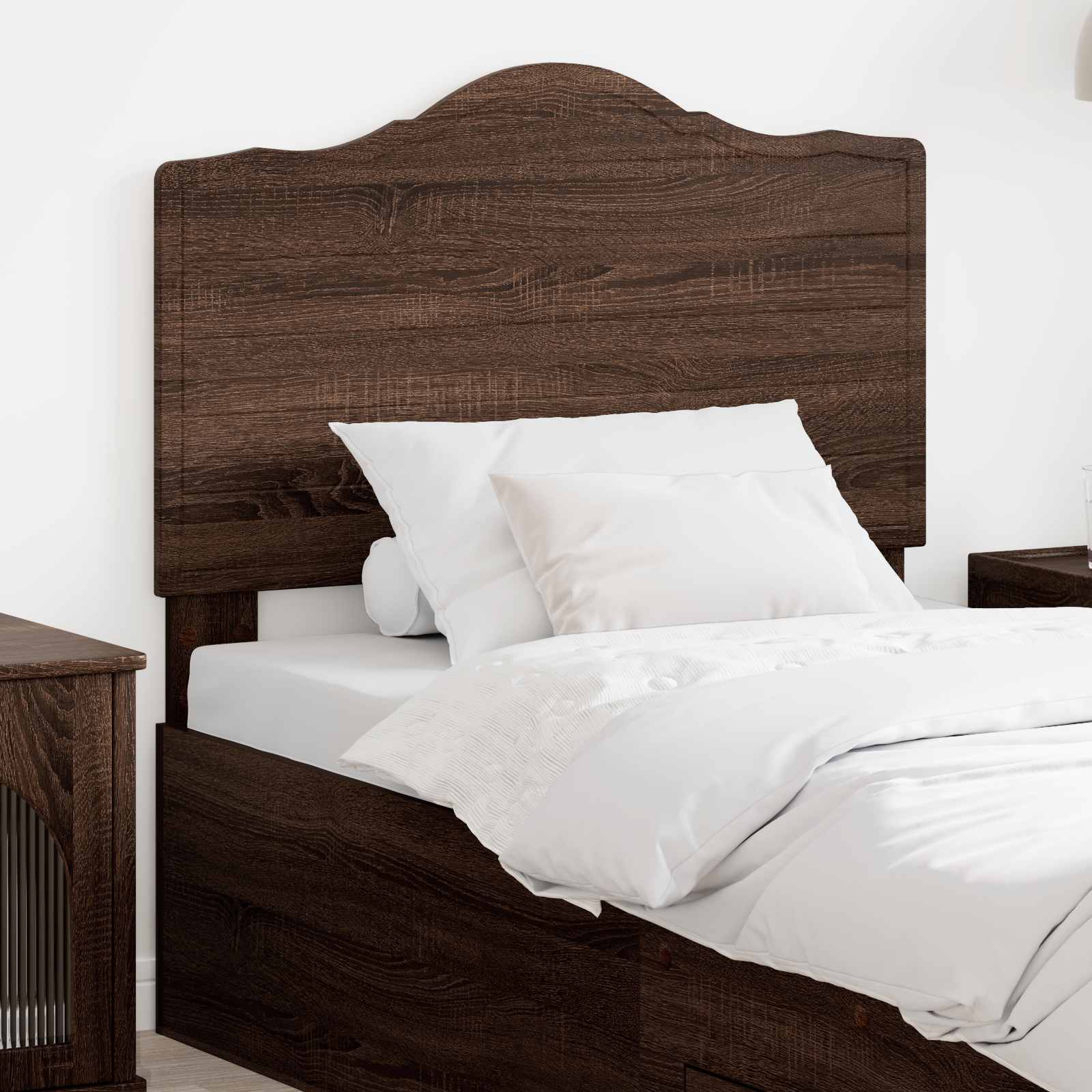 Hoofdbord Bruin Eiken Bewerkt hout is nu te koop bij PeponiXL, paradijselijk wonen!