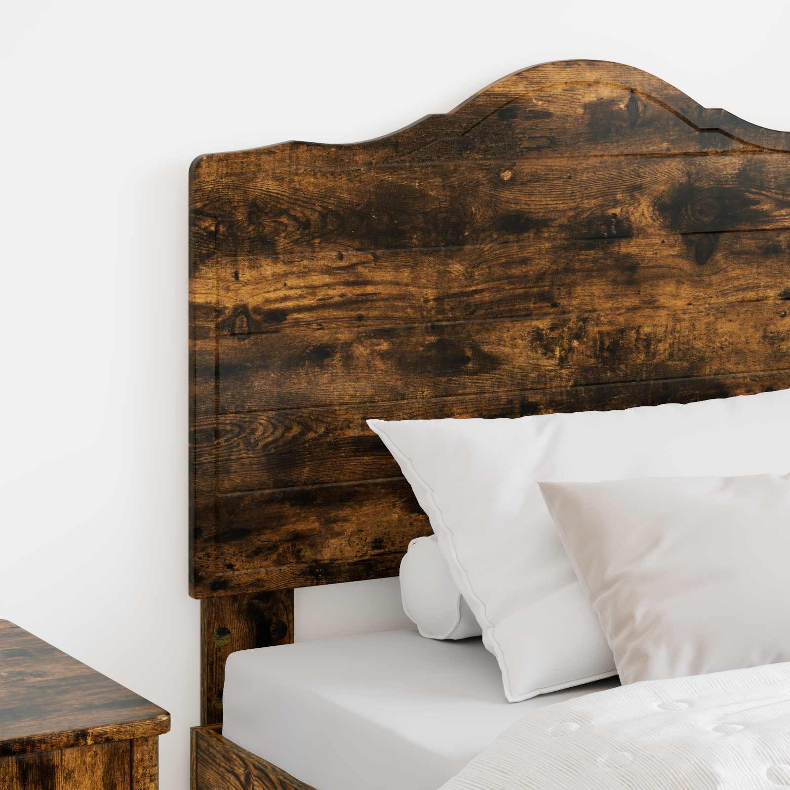 Hoofdbord Gerookt eiken Bewerkt hout is nu te koop bij PeponiXL, paradijselijk wonen!