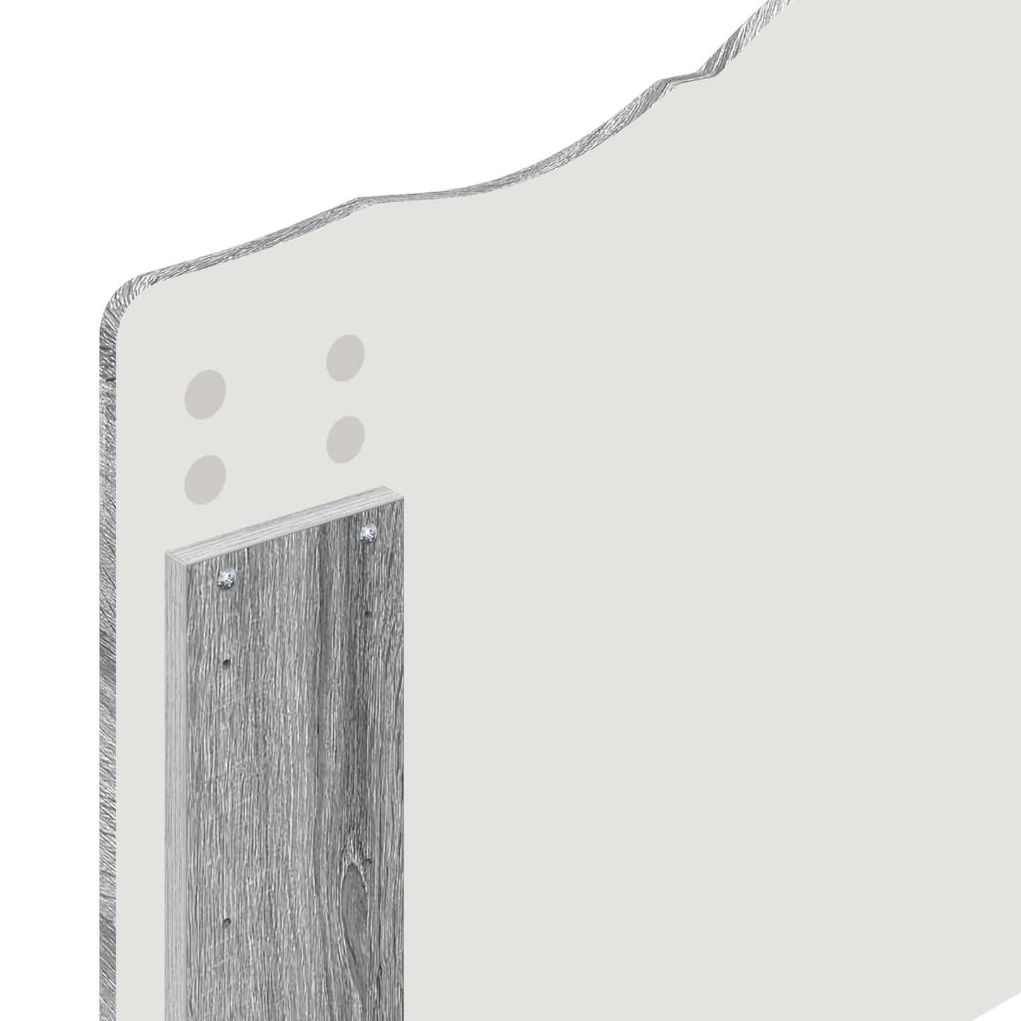 Hoofdbord Grijs Sonoma Bewerkt hout is nu te koop bij PeponiXL, paradijselijk wonen!
