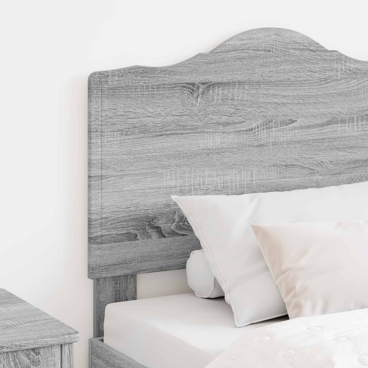 Hoofdbord Grijs Sonoma Bewerkt hout is nu te koop bij PeponiXL, paradijselijk wonen!