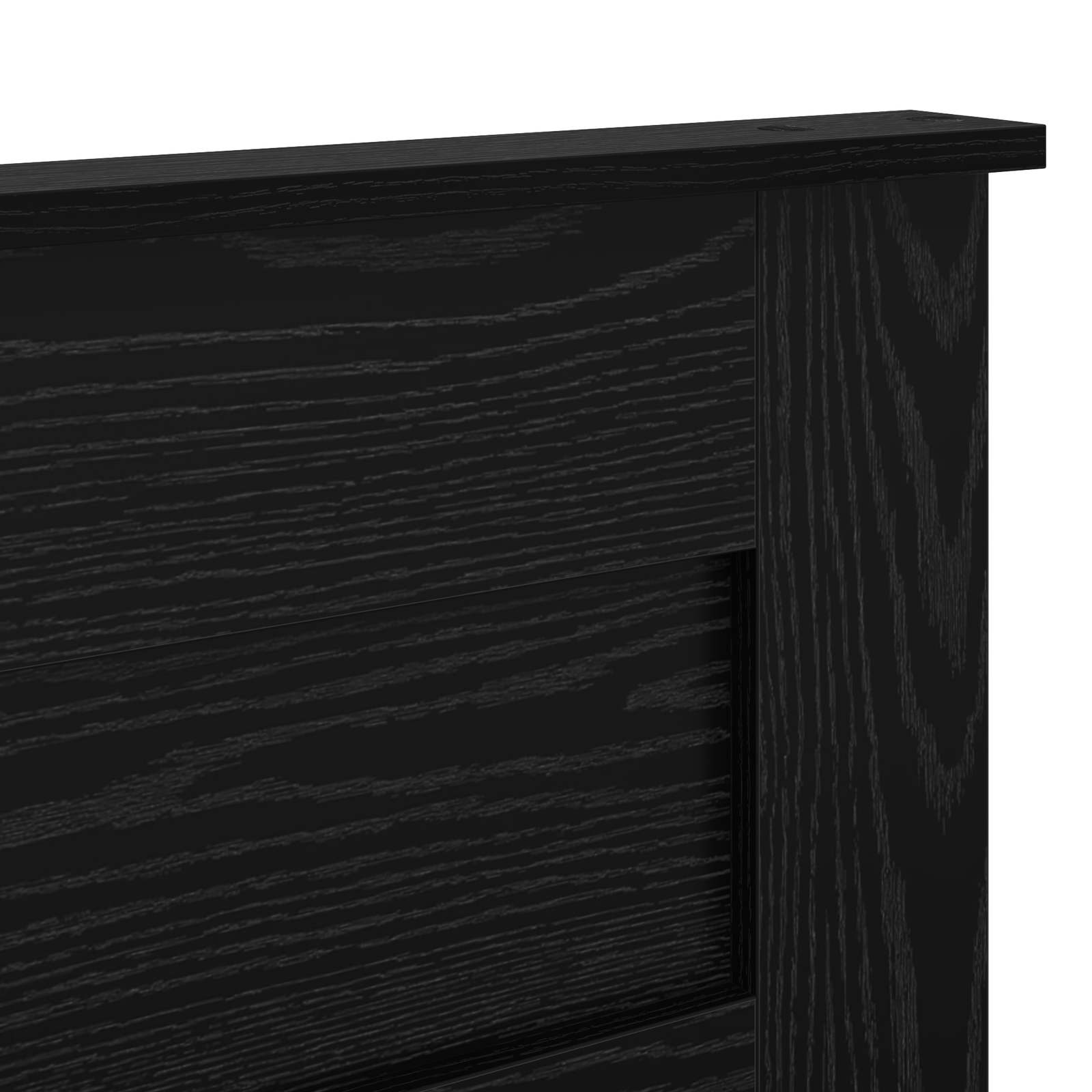 Hoofdbord Zwart Eiken Bewerkt hout is nu te koop bij PeponiXL, paradijselijk wonen!