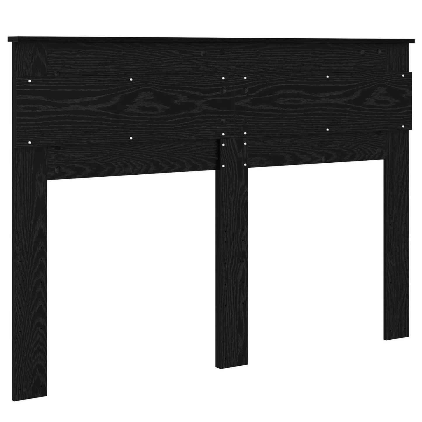 Hoofdbord Zwart Eiken Bewerkt hout is nu te koop bij PeponiXL, paradijselijk wonen!