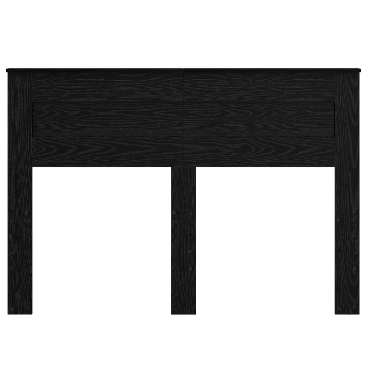 Hoofdbord Zwart Eiken Bewerkt hout is nu te koop bij PeponiXL, paradijselijk wonen!