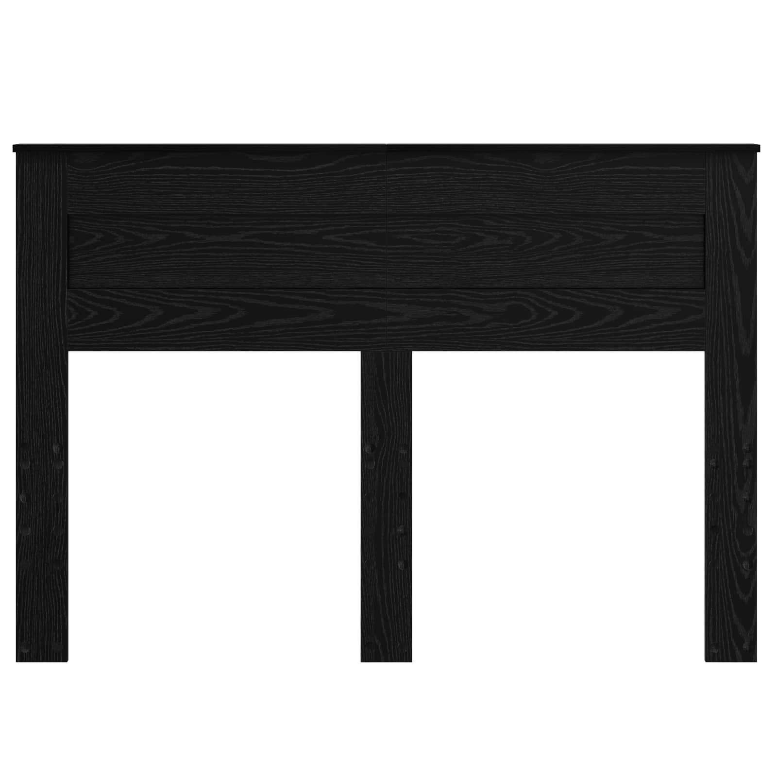 Hoofdbord Zwart Eiken Bewerkt hout is nu te koop bij PeponiXL, paradijselijk wonen!