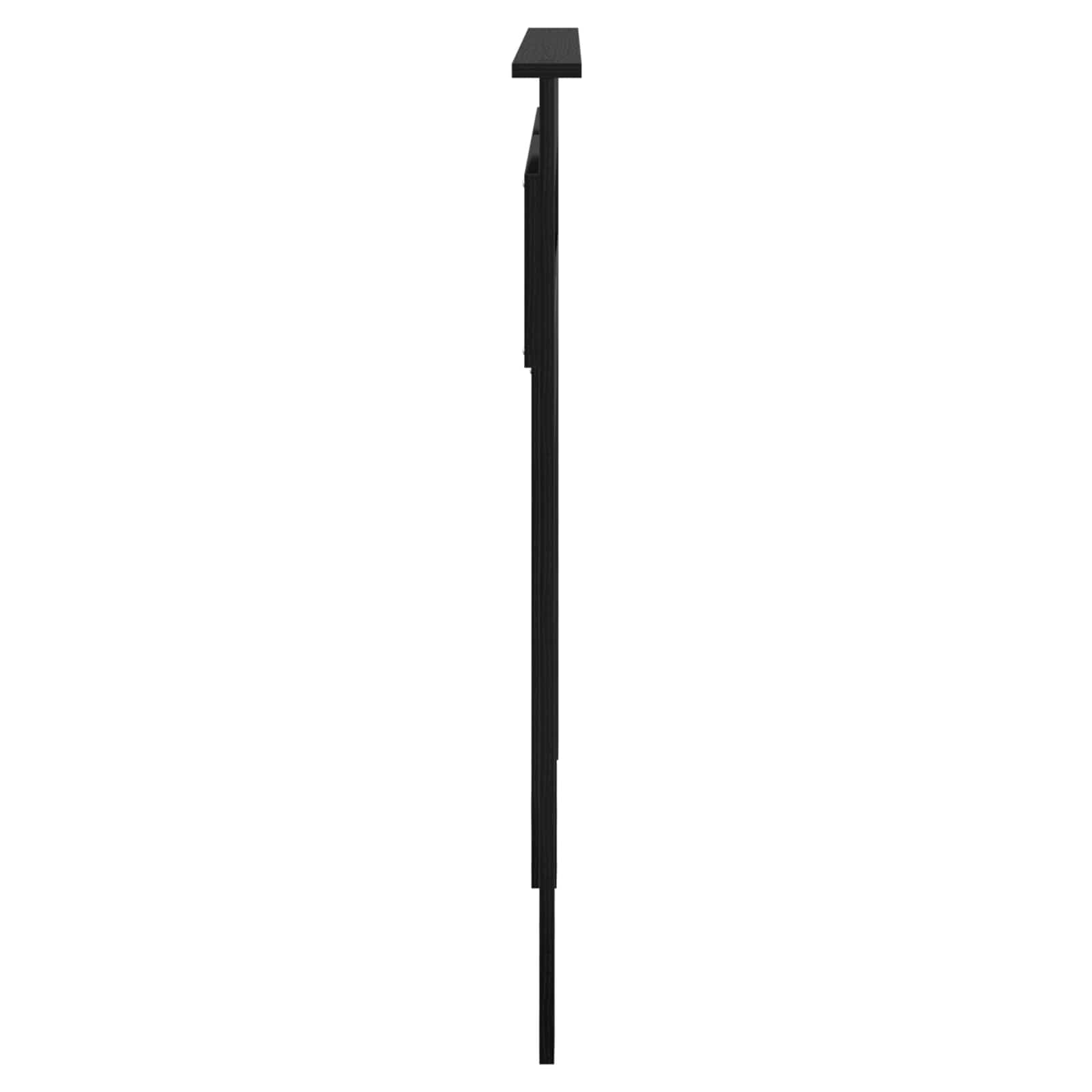Hoofdbord Zwart Eiken Bewerkt hout is nu te koop bij PeponiXL, paradijselijk wonen!