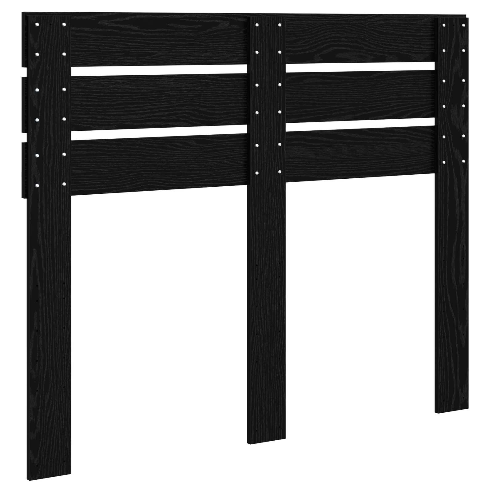 Hoofdbord Zwart Eiken Bewerkt hout is nu te koop bij PeponiXL, paradijselijk wonen!