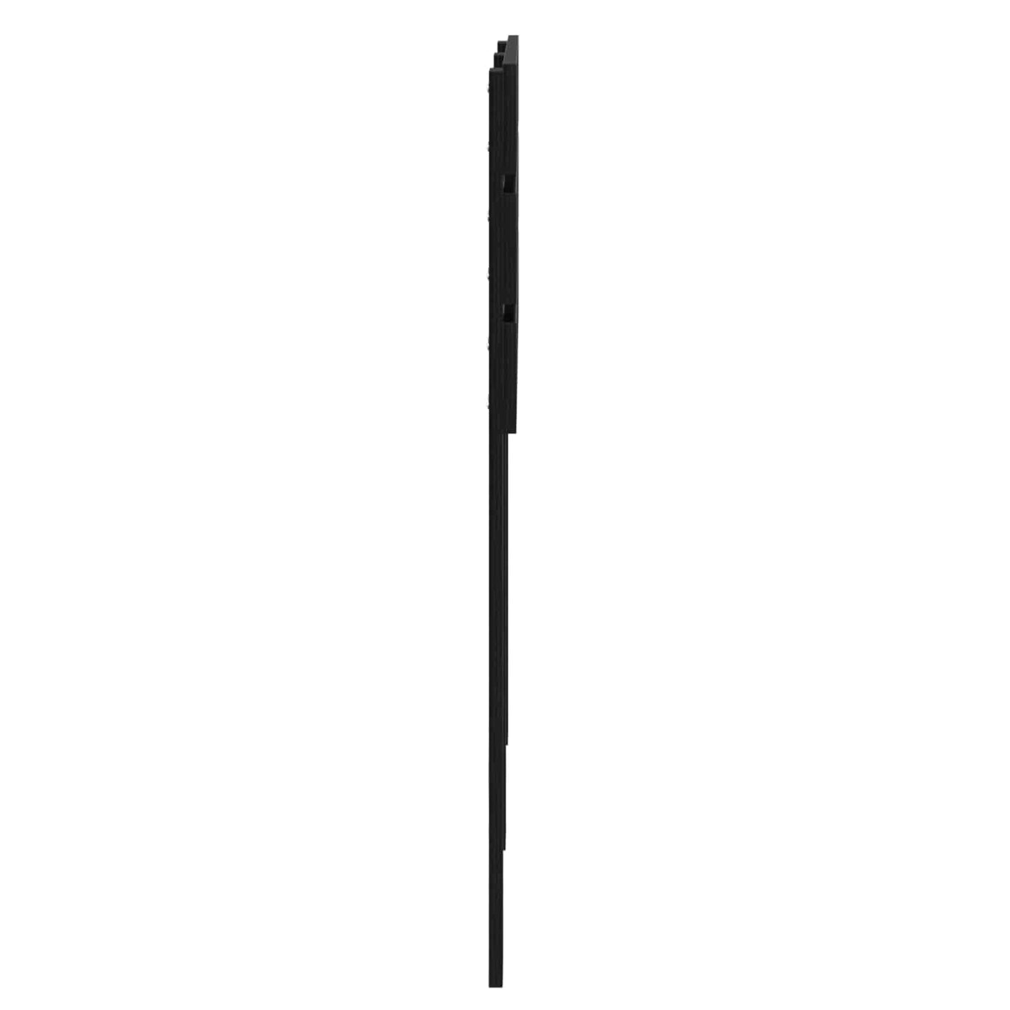 Hoofdbord Zwart Eiken Bewerkt hout is nu te koop bij PeponiXL, paradijselijk wonen!