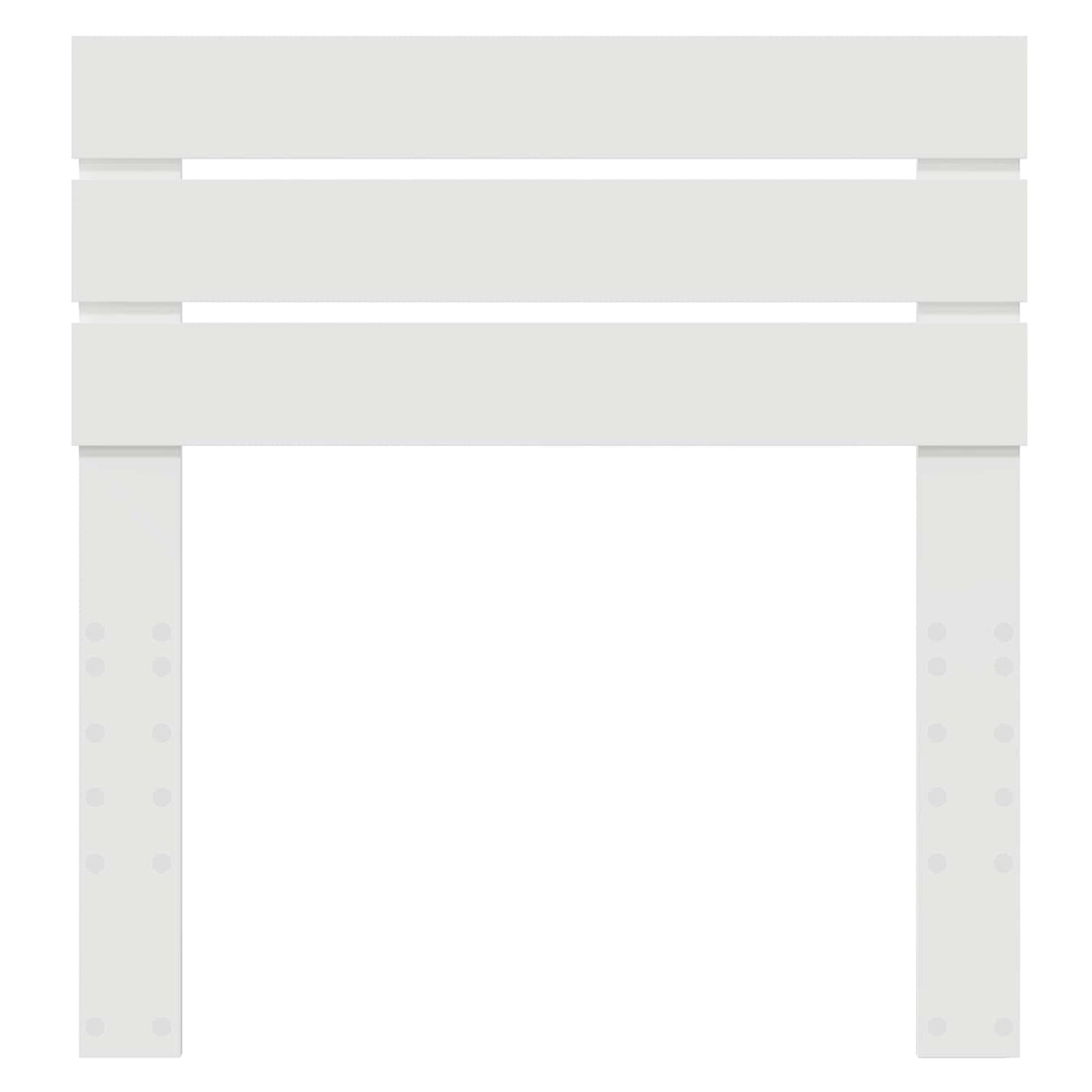 Hoofdbord Wit 75 cm Bewerkt hout is nu te koop bij PeponiXL, paradijselijk wonen!