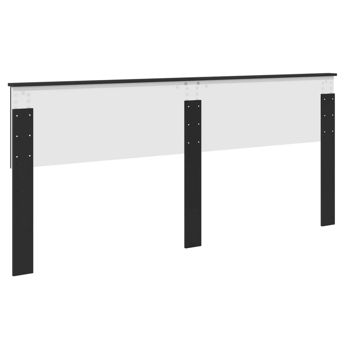 Hoofdbord Zwart Eiken Bewerkt hout is nu te koop bij PeponiXL, paradijselijk wonen!