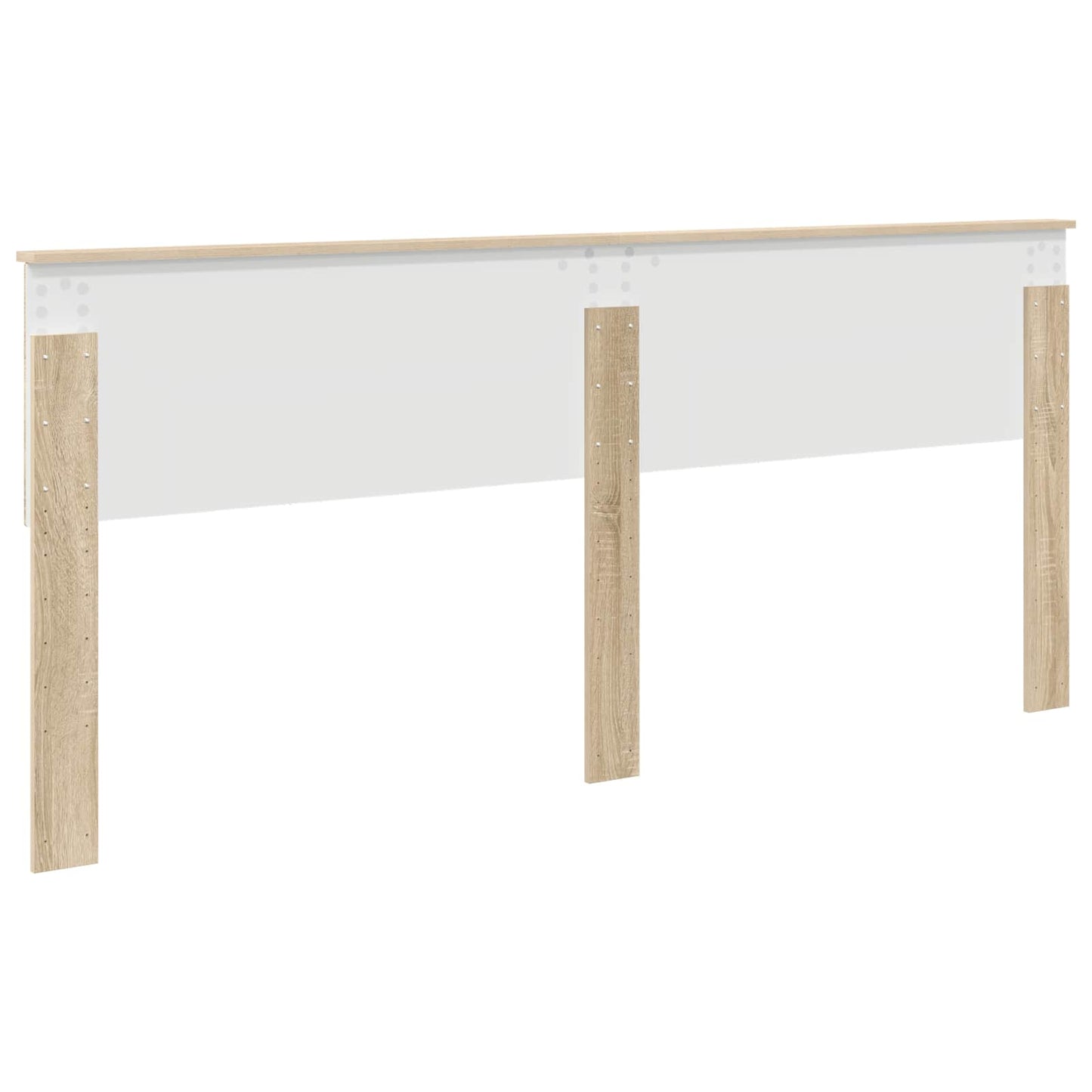 Hoofdbord Sonoma Eiken Bewerkt hout is nu te koop bij PeponiXL, paradijselijk wonen!