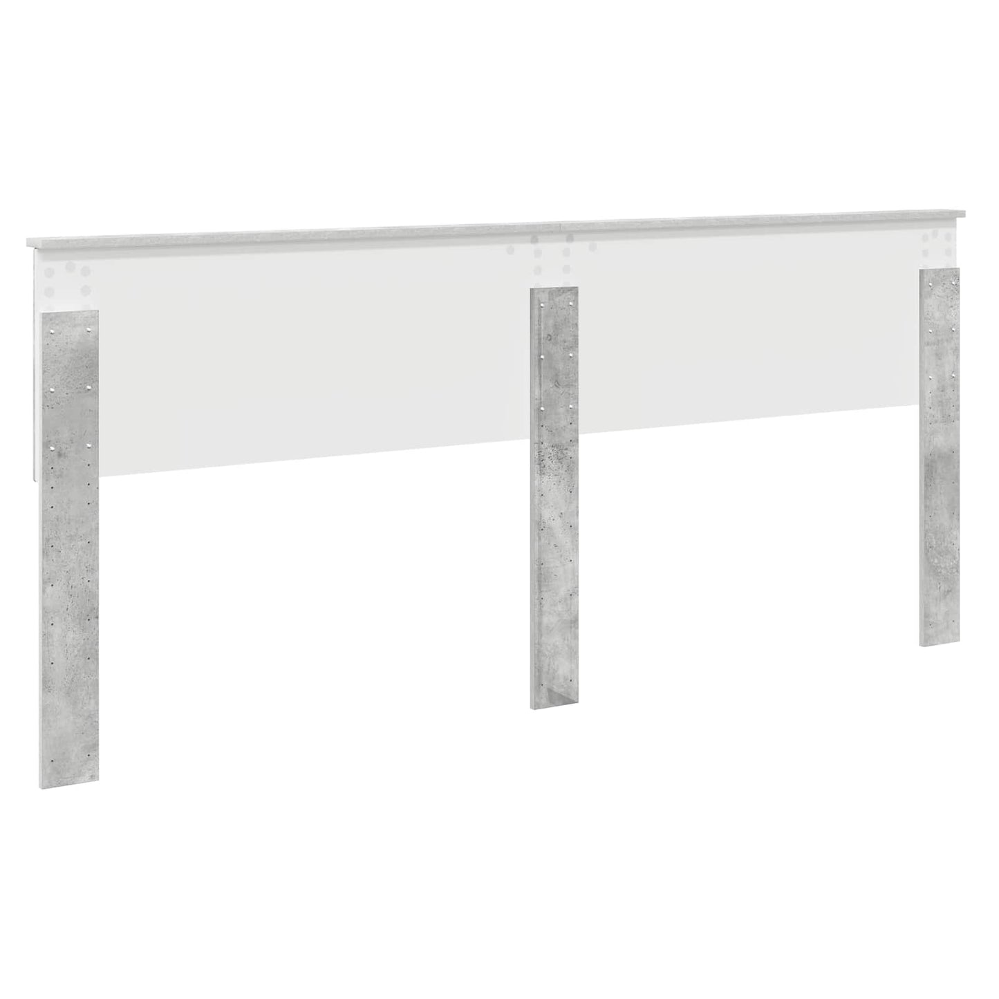 Hoofdbord Beton Grijs Bewerkt hout is nu te koop bij PeponiXL, paradijselijk wonen!