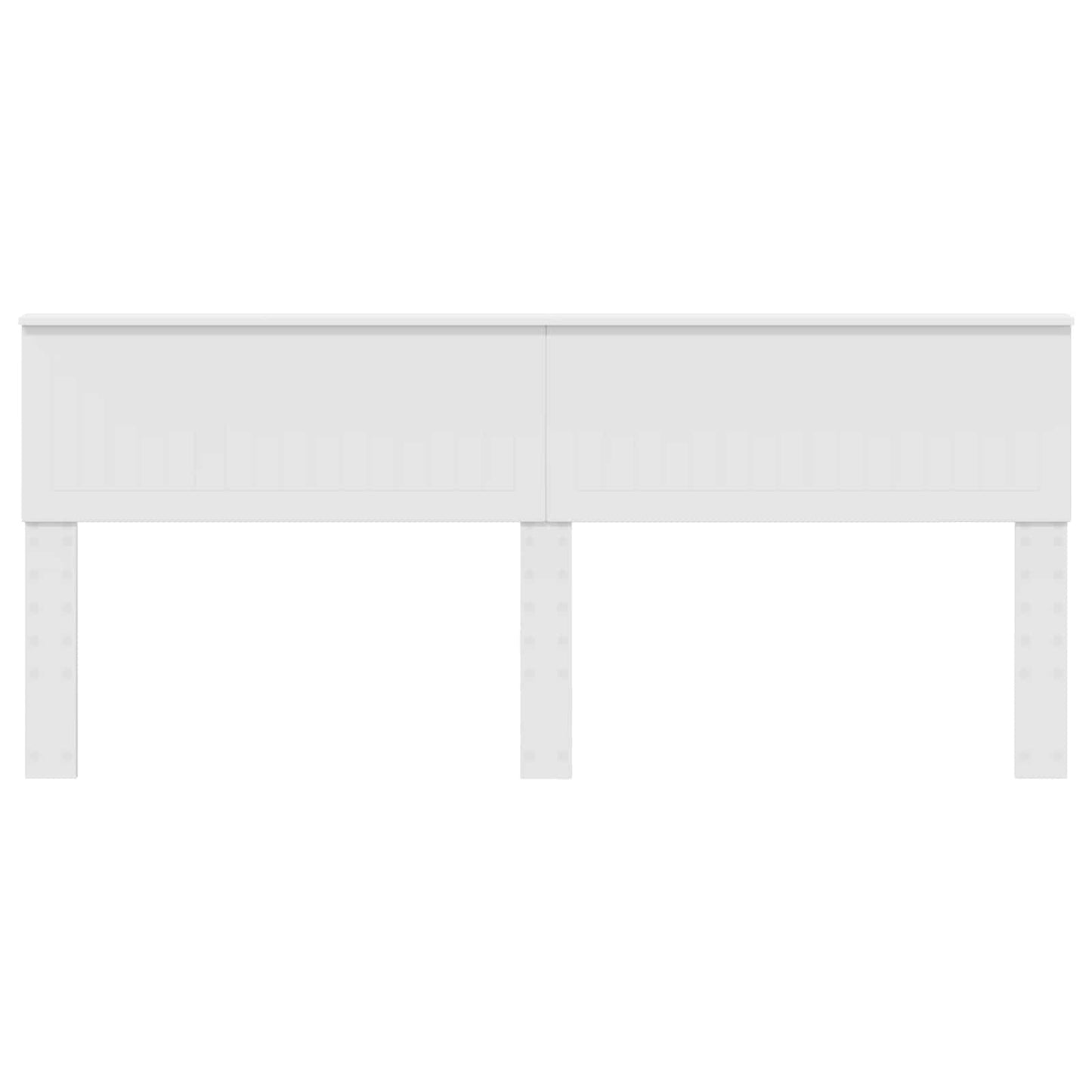 Hoofdbord Glanzend Wit 200 cm Bewerkt hout is nu te koop bij PeponiXL, paradijselijk wonen!