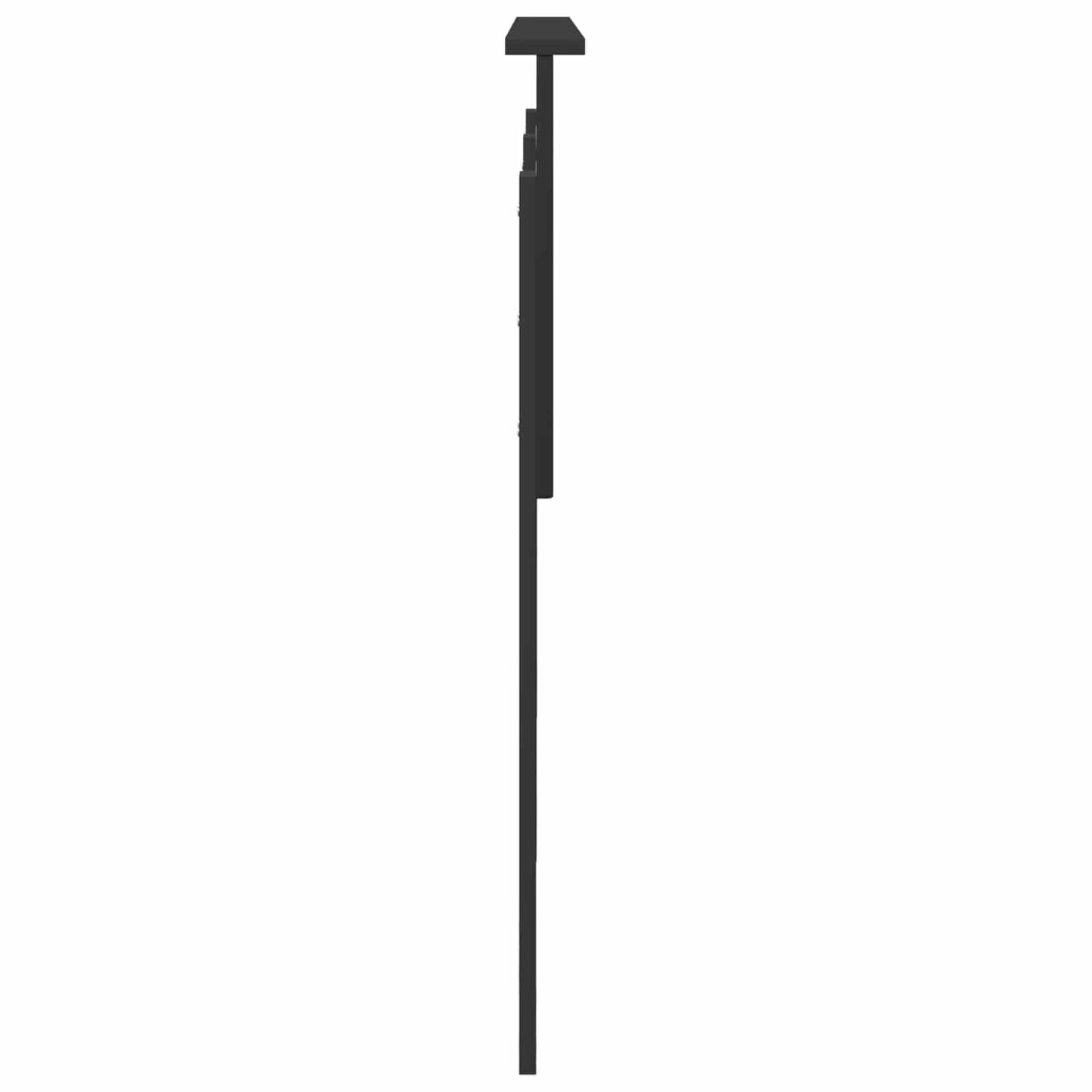 Hoofdbord Zwart Eiken Bewerkt hout is nu te koop bij PeponiXL, paradijselijk wonen!