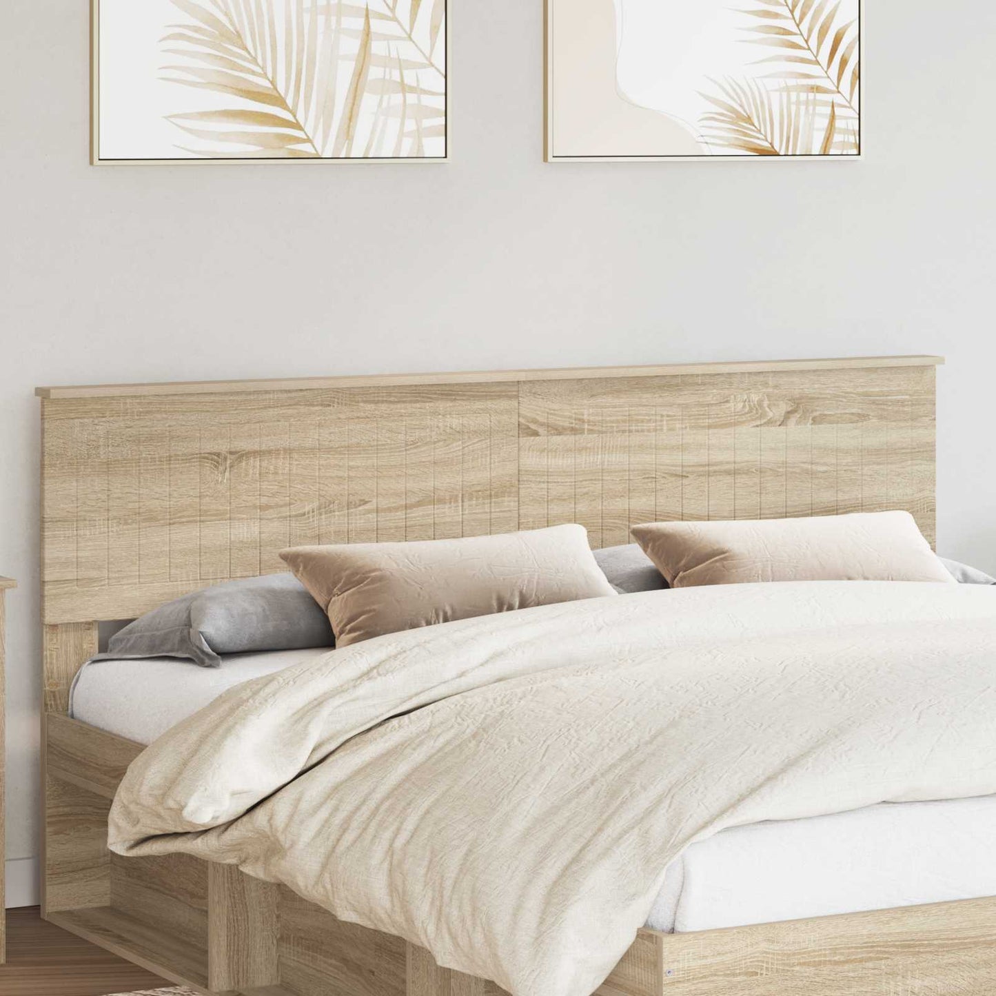 Hoofdbord Sonoma Eiken Bewerkt hout is nu te koop bij PeponiXL, paradijselijk wonen!