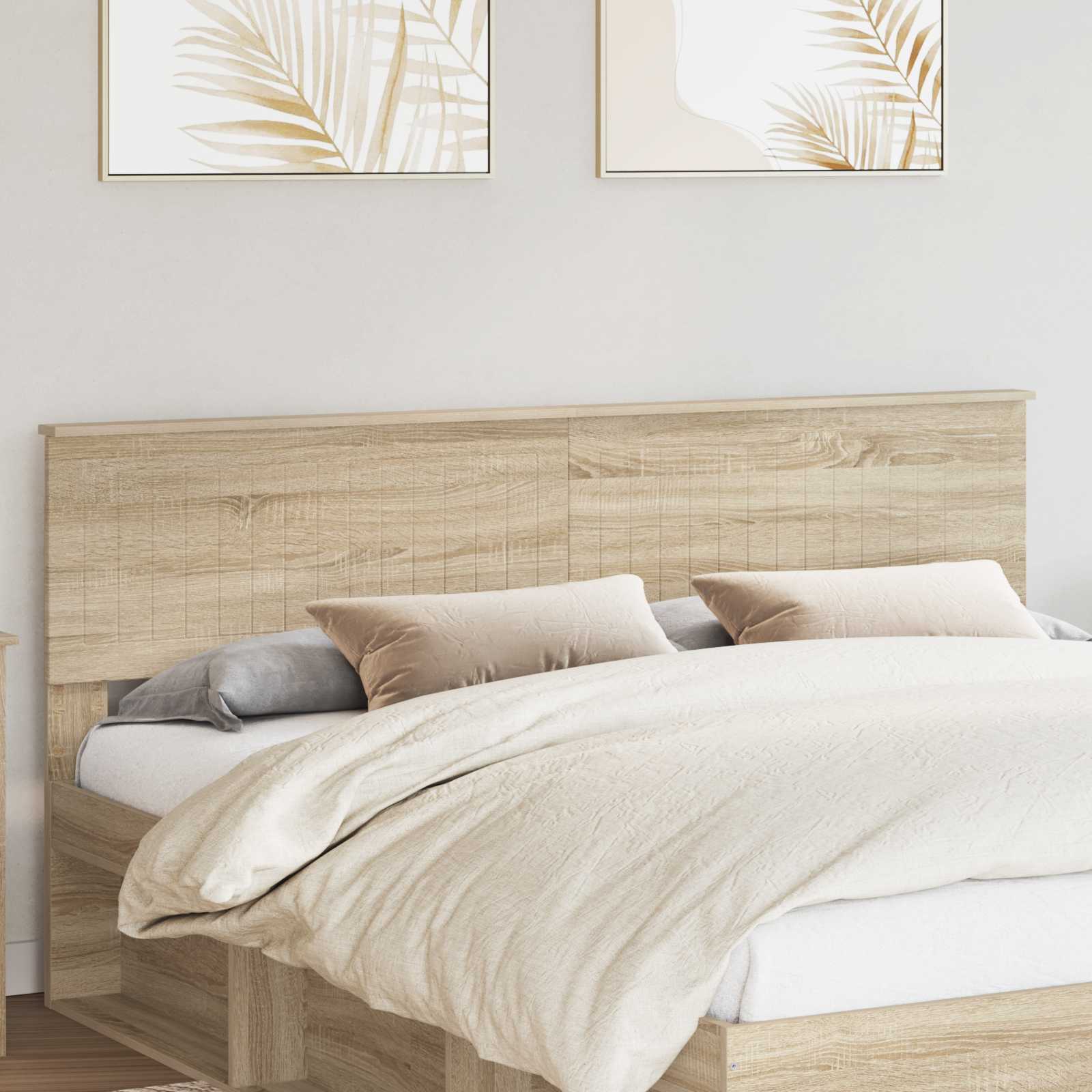 Hoofdbord Sonoma Eiken Bewerkt hout is nu te koop bij PeponiXL, paradijselijk wonen!