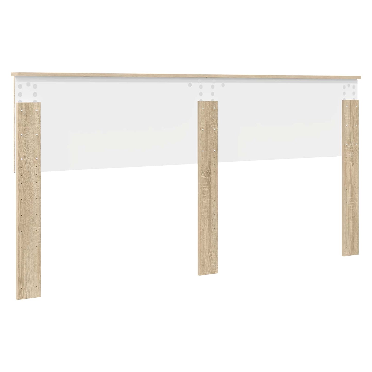 Hoofdbord Sonoma Eiken Bewerkt hout is nu te koop bij PeponiXL, paradijselijk wonen!