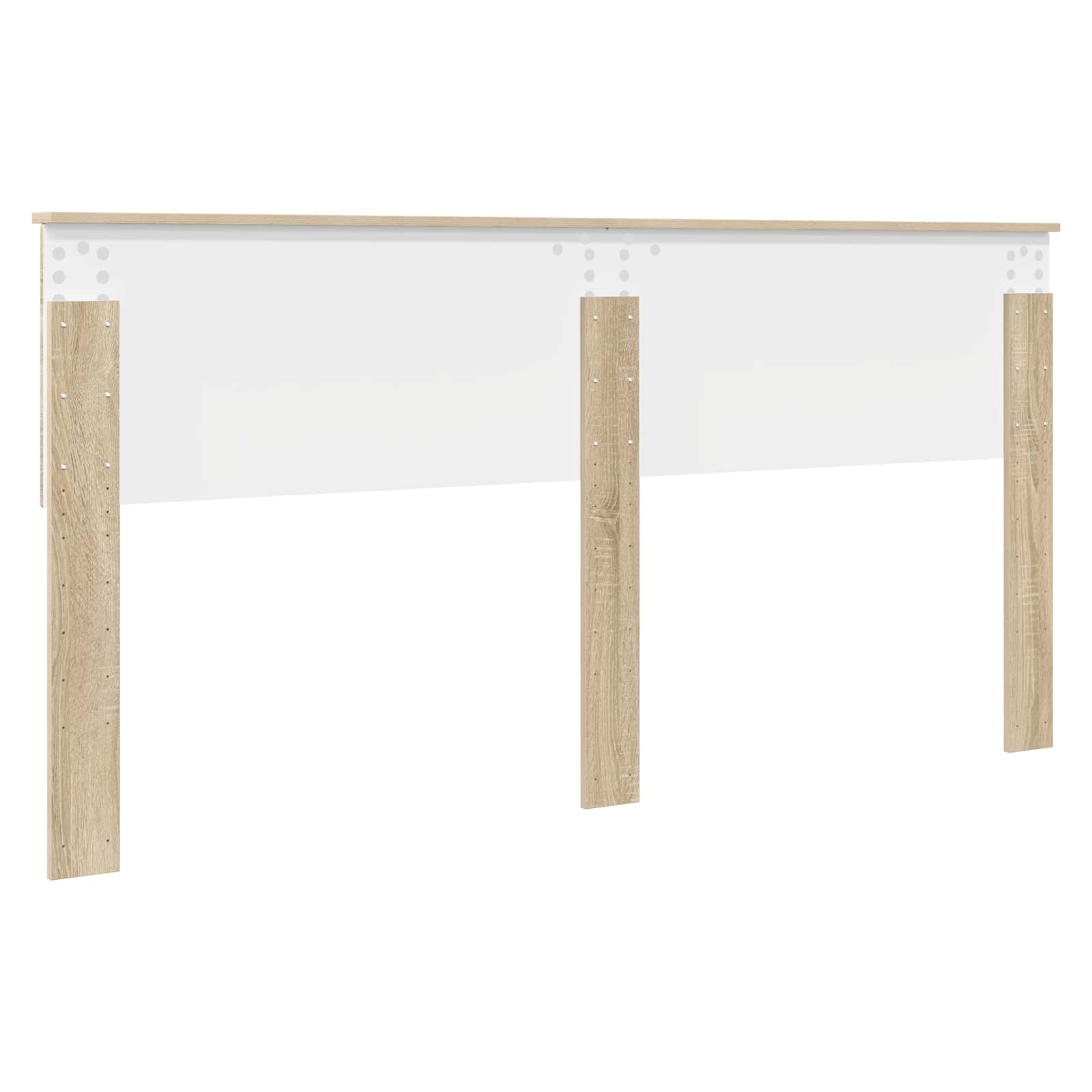 Hoofdbord Sonoma Eiken Bewerkt hout is nu te koop bij PeponiXL, paradijselijk wonen!