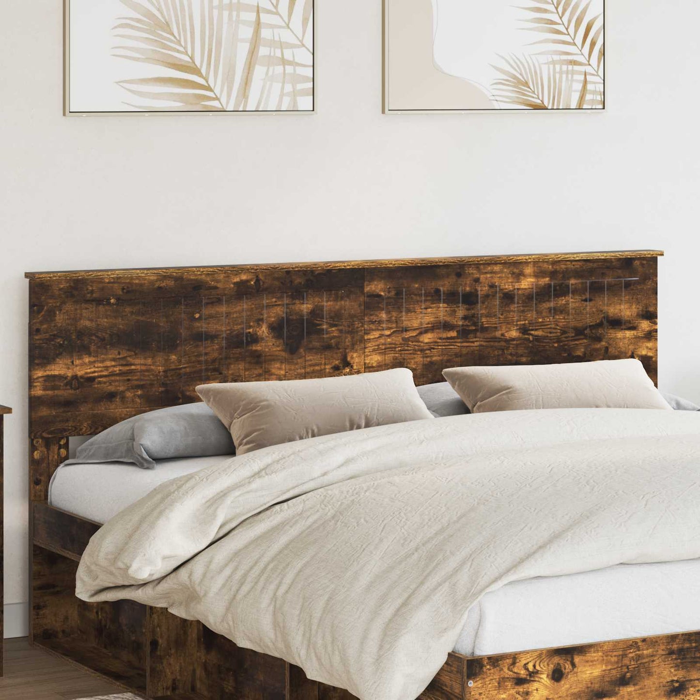 Hoofdbord Gerookt eiken Bewerkt hout is nu te koop bij PeponiXL, paradijselijk wonen!