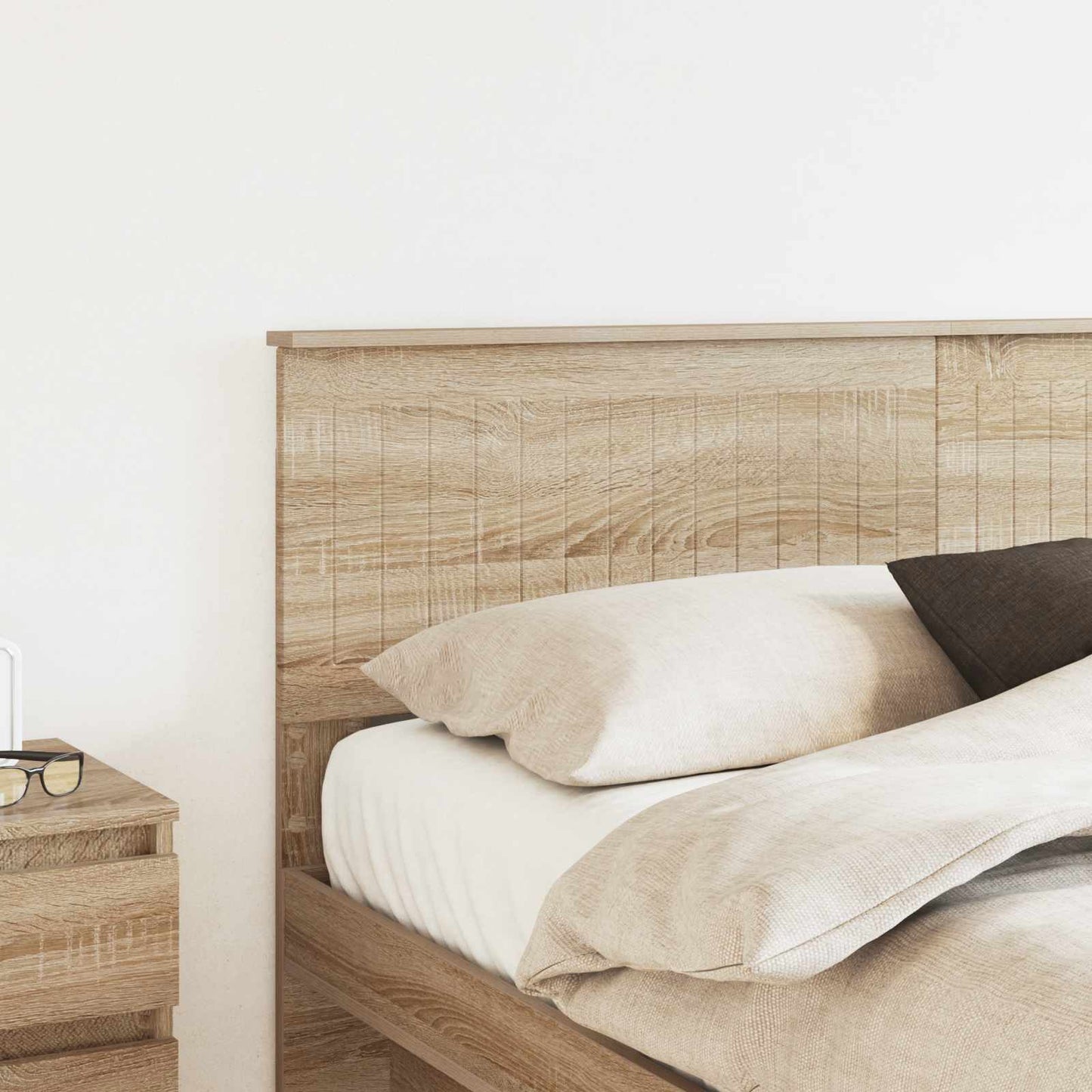 Hoofdbord Sonoma Eiken Bewerkt hout is nu te koop bij PeponiXL, paradijselijk wonen!