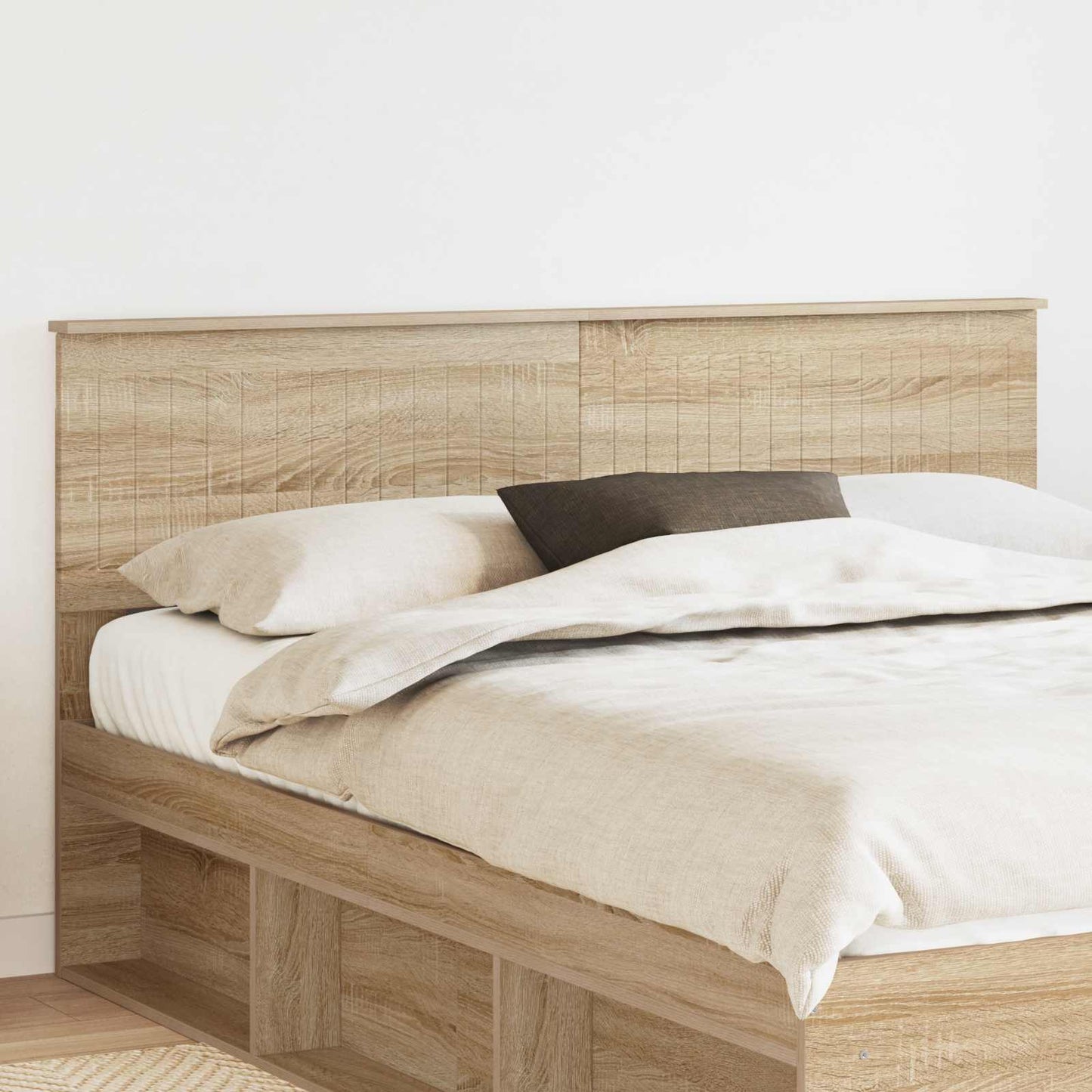 Hoofdbord Sonoma Eiken Bewerkt hout is nu te koop bij PeponiXL, paradijselijk wonen!