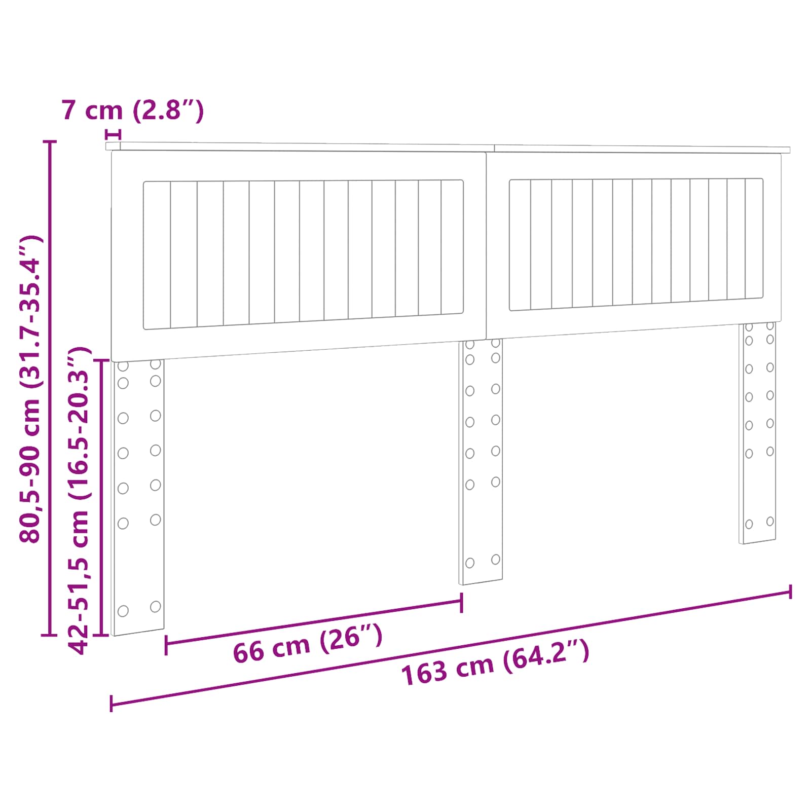 Hoofdbord Sonoma Eiken Bewerkt hout is nu te koop bij PeponiXL, paradijselijk wonen!
