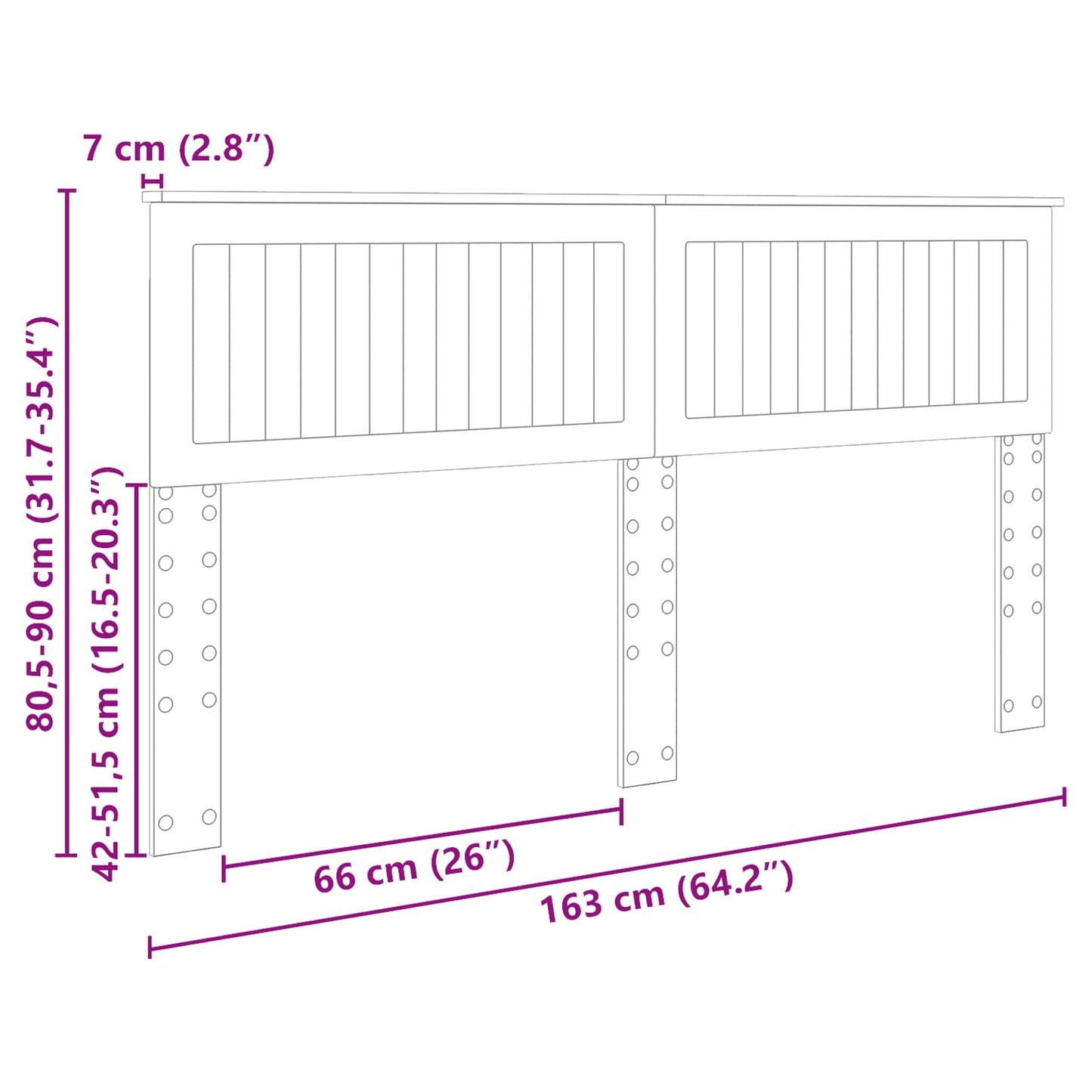 Hoofdbord Gerookt eiken Bewerkt hout is nu te koop bij PeponiXL, paradijselijk wonen!