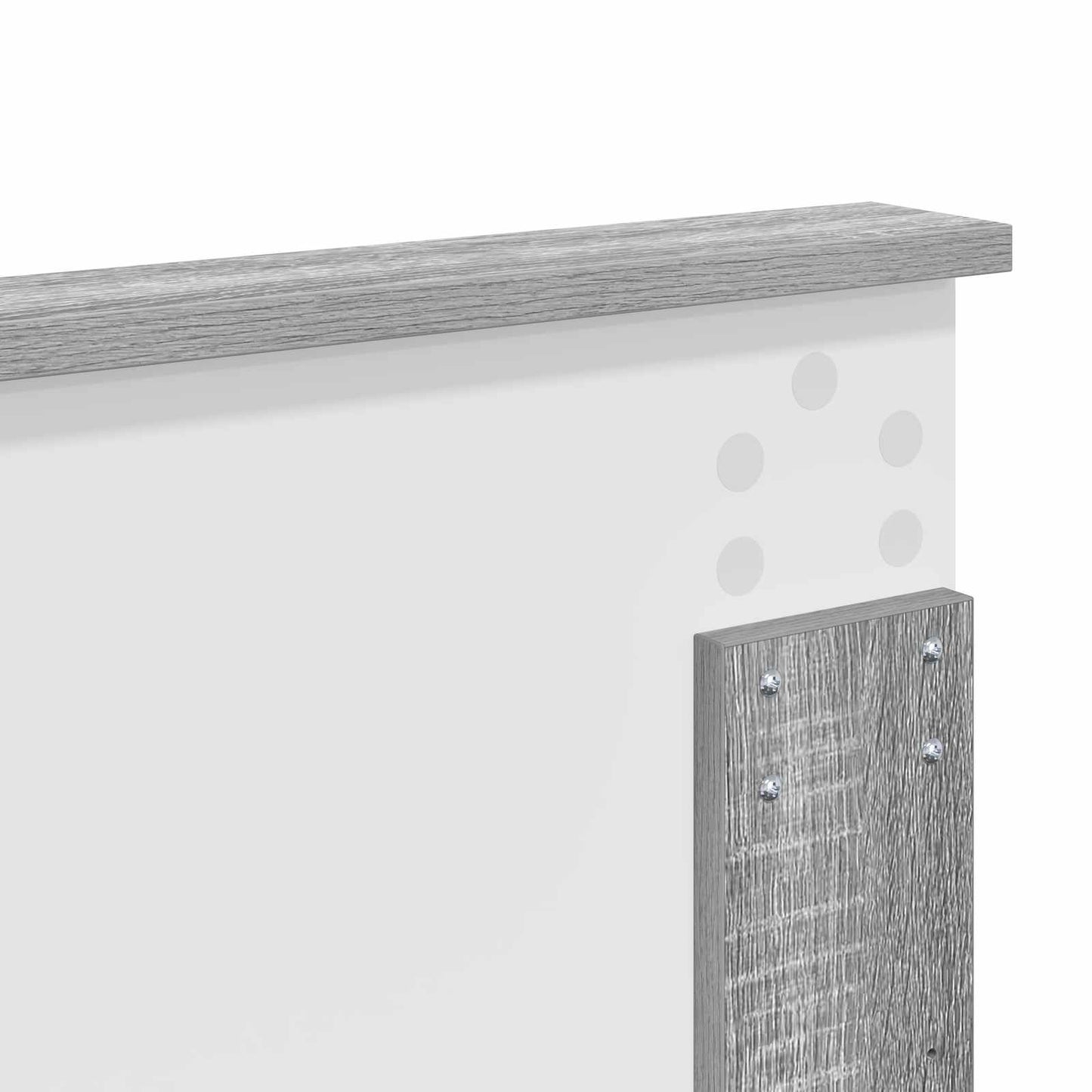 Hoofdbord Grijs Sonoma Bewerkt hout is nu te koop bij PeponiXL, paradijselijk wonen!