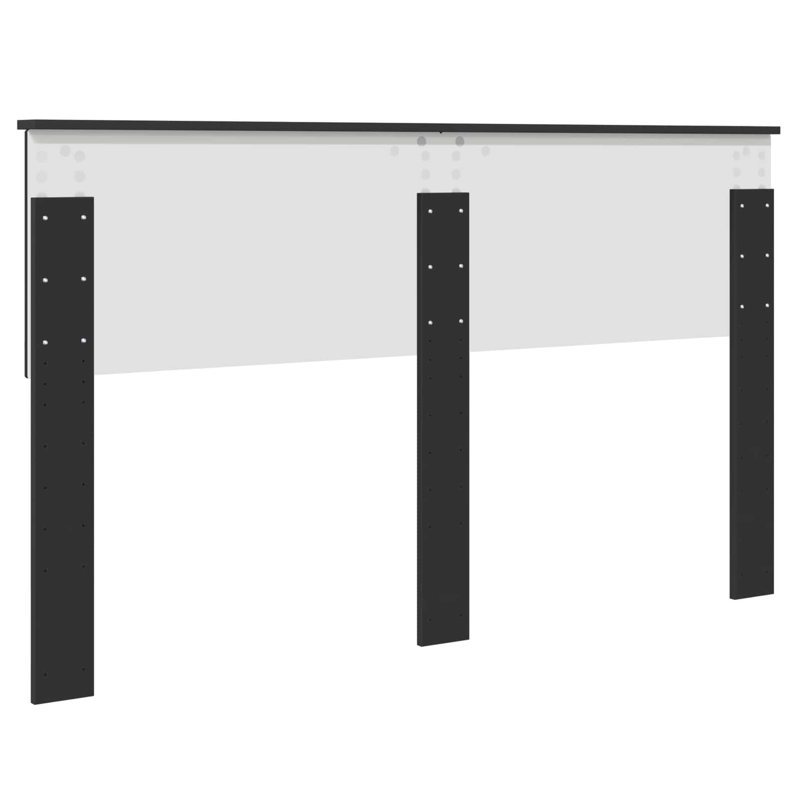 Hoofdbord Zwart Eiken Bewerkt hout is nu te koop bij PeponiXL, paradijselijk wonen!