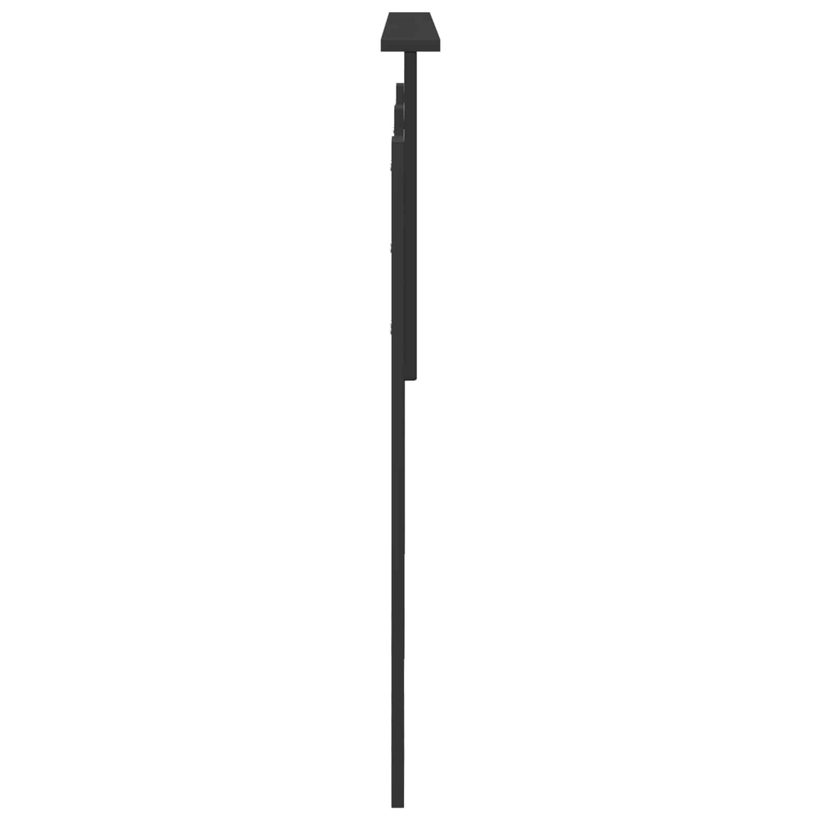 Hoofdbord Zwart Eiken Bewerkt hout is nu te koop bij PeponiXL, paradijselijk wonen!