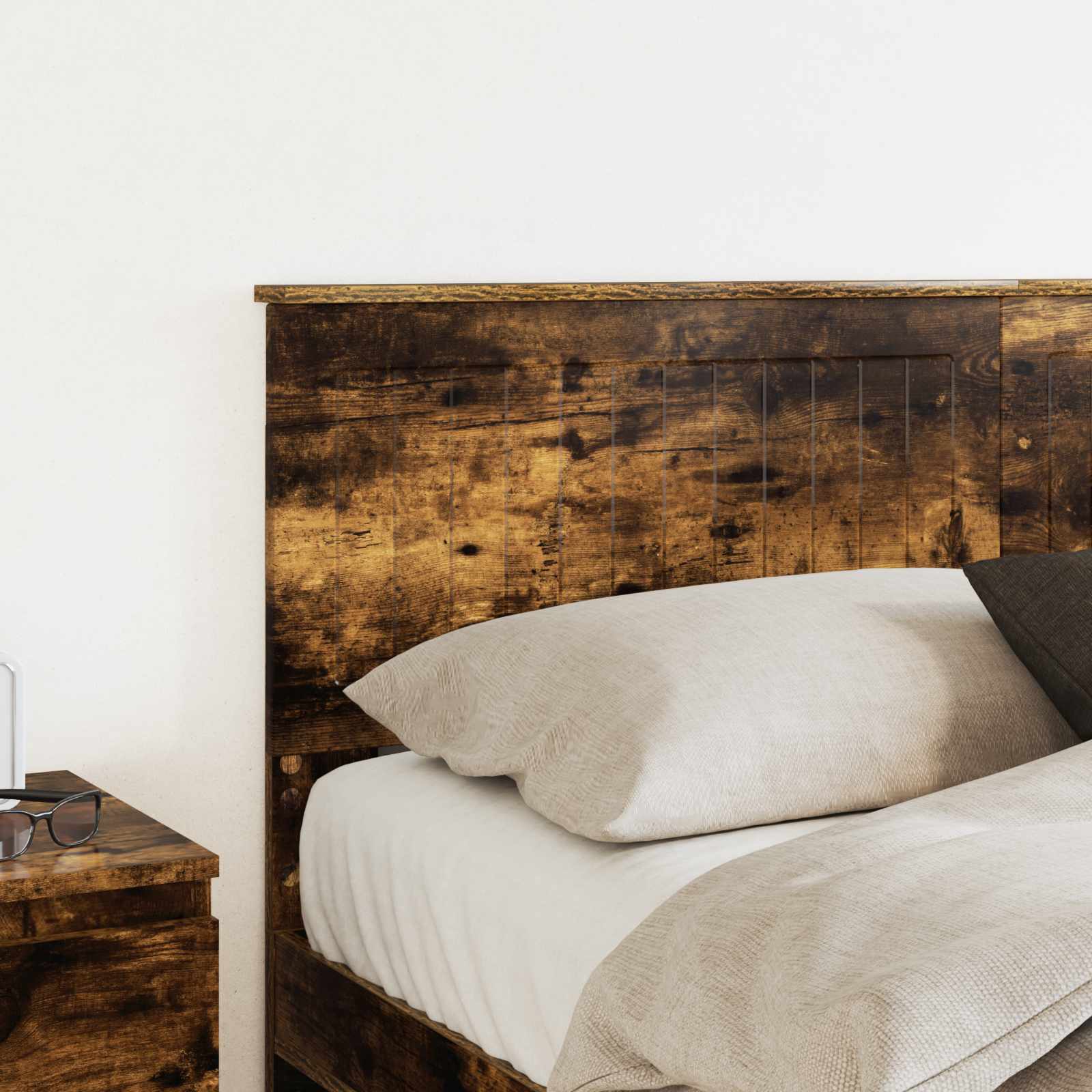 Hoofdbord Gerookt eiken Bewerkt hout is nu te koop bij PeponiXL, paradijselijk wonen!