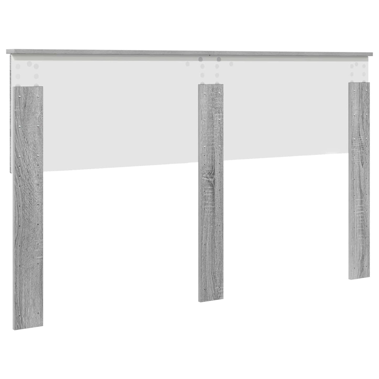 Hoofdbord Grijs Sonoma Bewerkt hout is nu te koop bij PeponiXL, paradijselijk wonen!