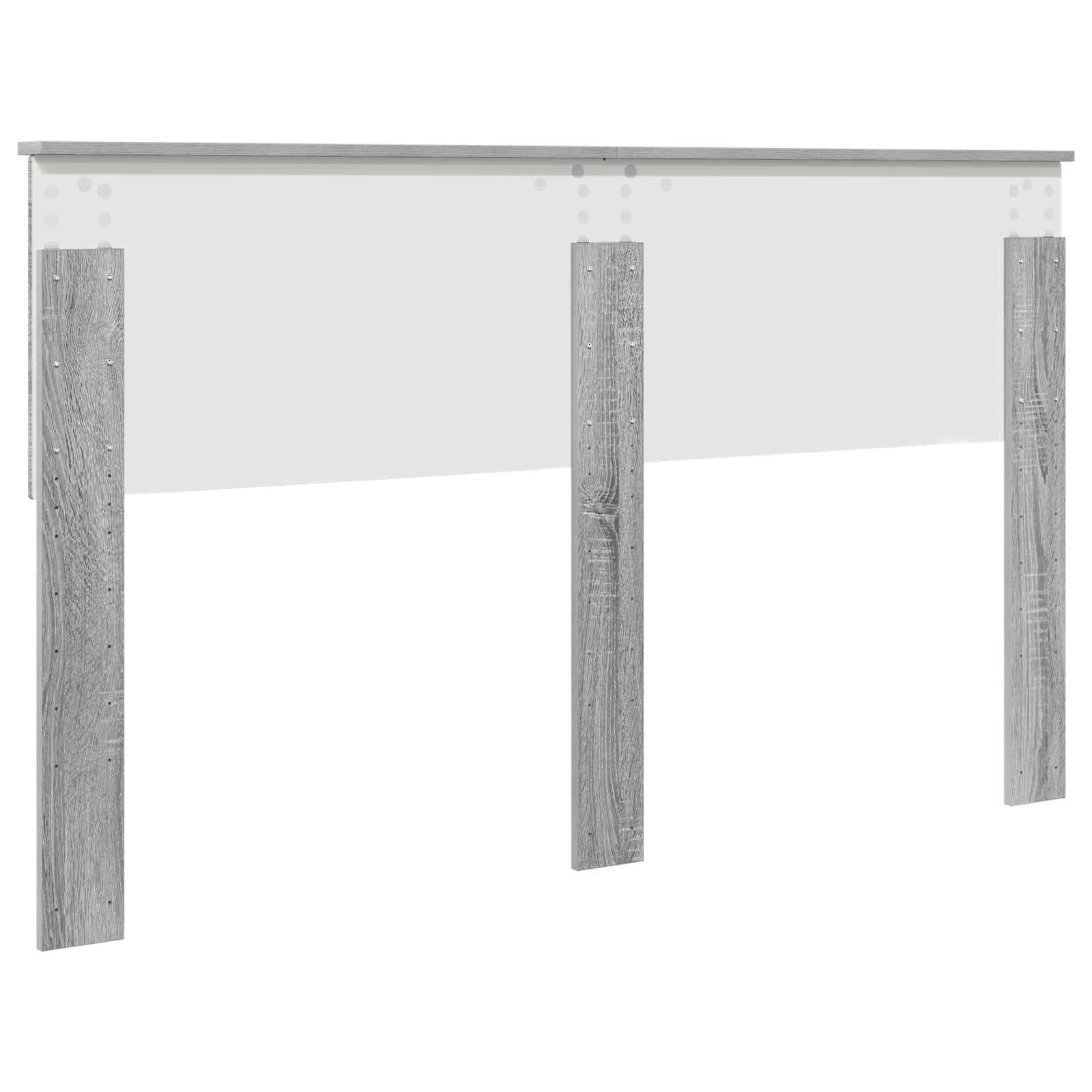 Hoofdbord Grijs Sonoma Bewerkt hout is nu te koop bij PeponiXL, paradijselijk wonen!
