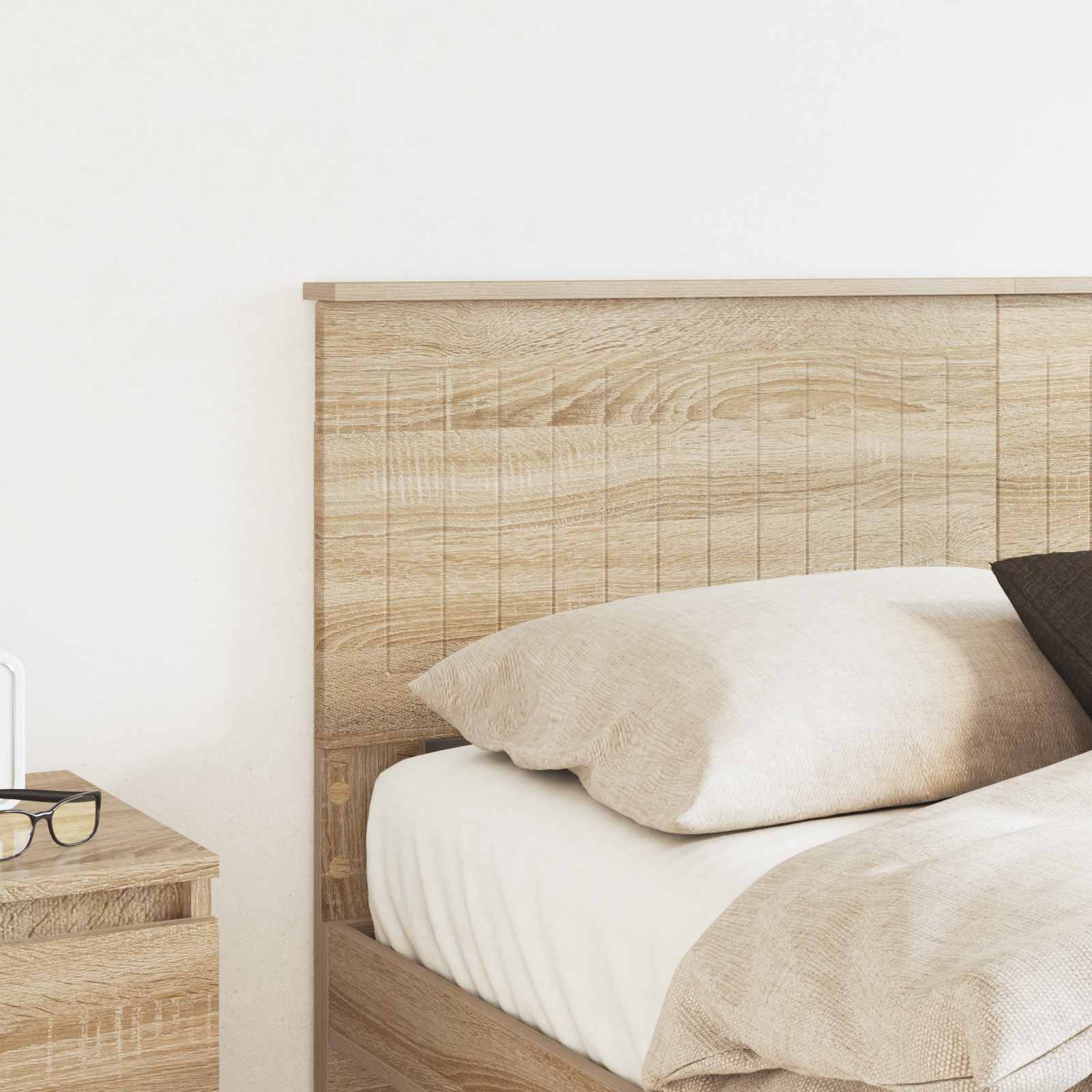 Hoofdbord Sonoma Eiken Bewerkt hout is nu te koop bij PeponiXL, paradijselijk wonen!