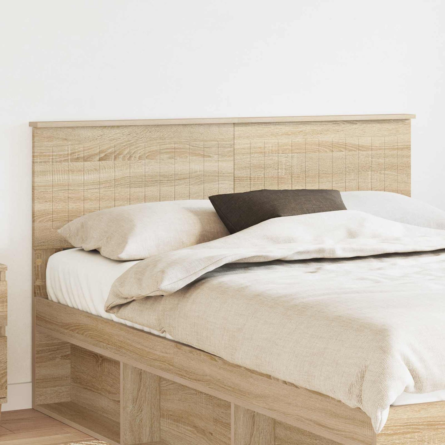 Hoofdbord Sonoma Eiken Bewerkt hout is nu te koop bij PeponiXL, paradijselijk wonen!