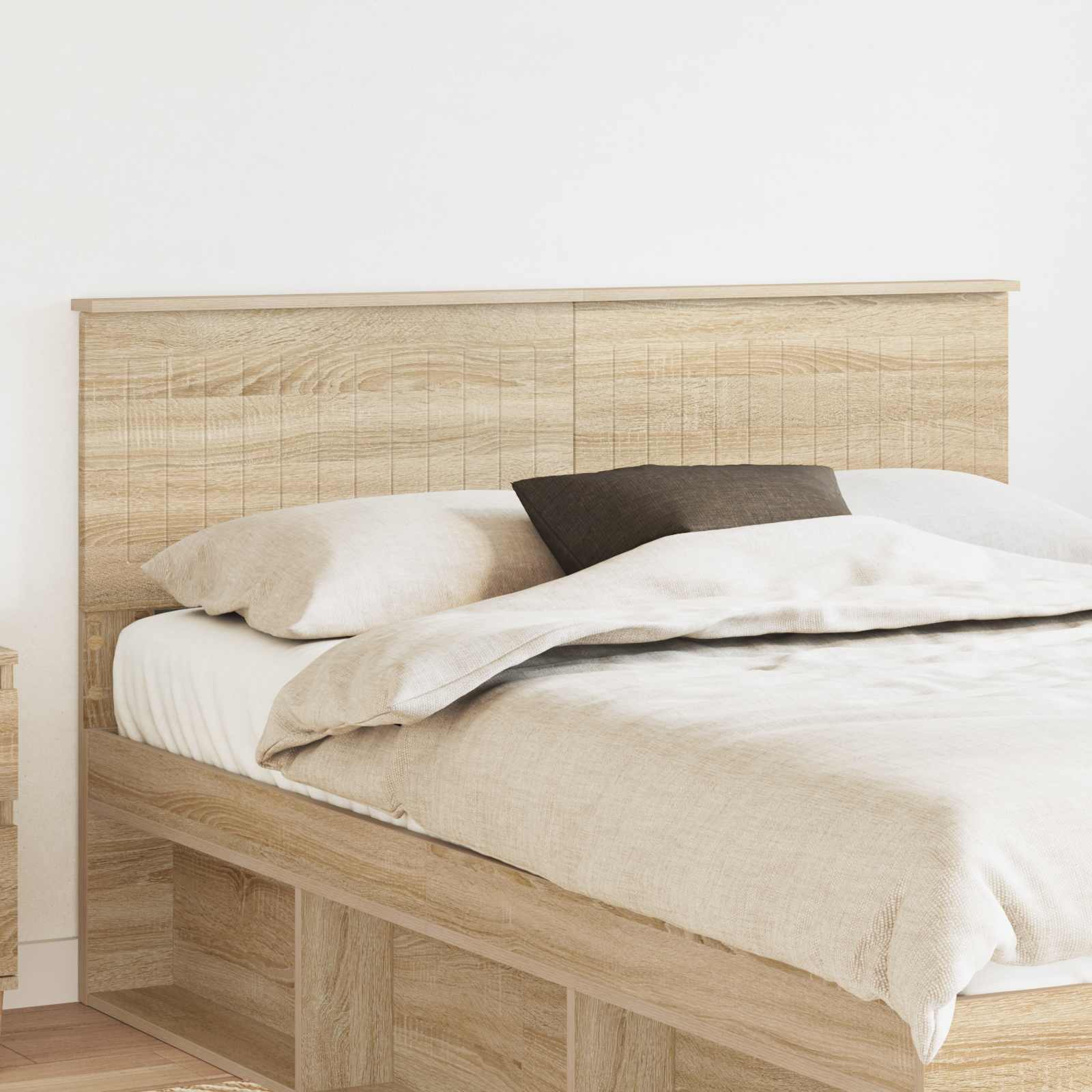 Hoofdbord Sonoma Eiken Bewerkt hout is nu te koop bij PeponiXL, paradijselijk wonen!
