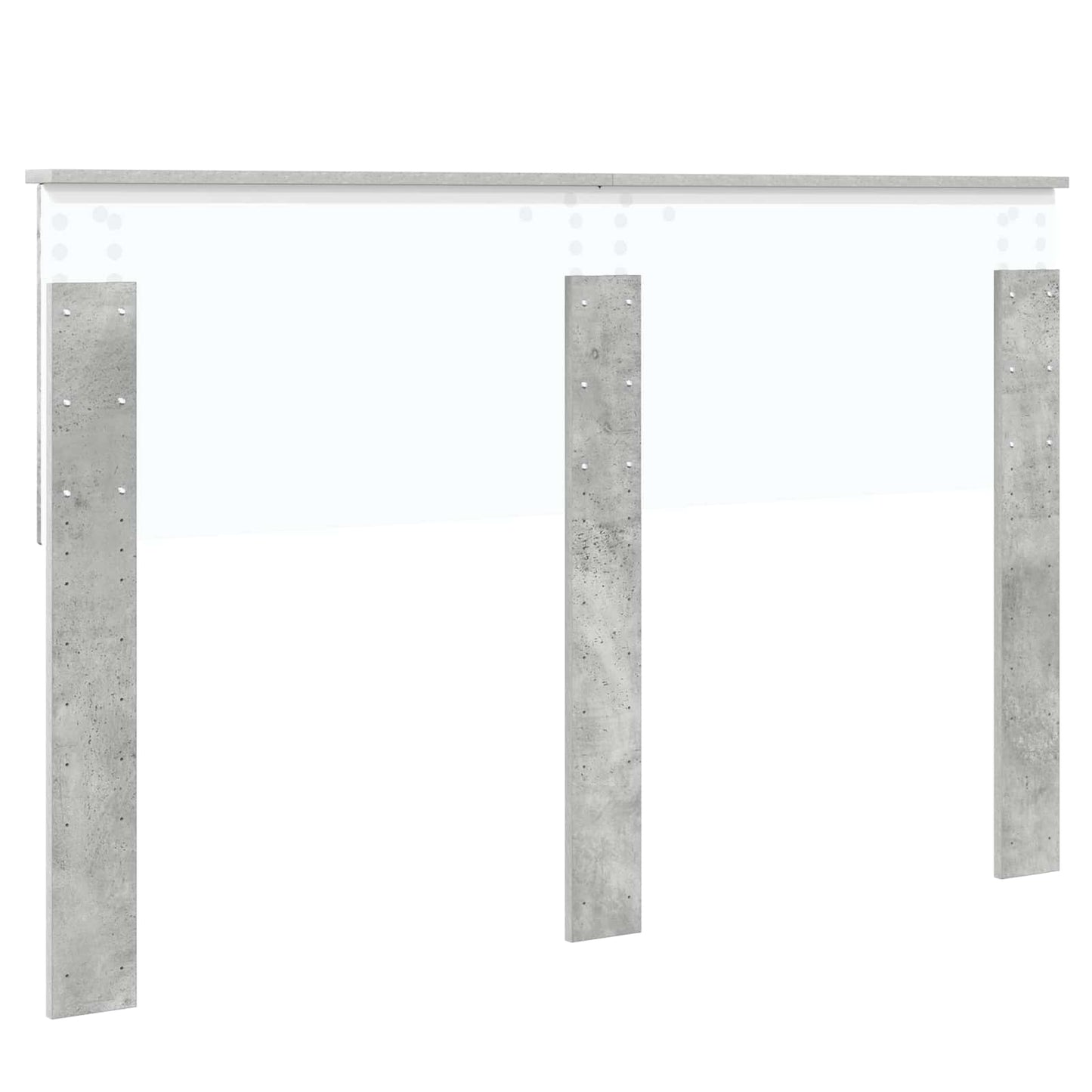 Hoofdbord Beton Grijs Bewerkt hout is nu te koop bij PeponiXL, paradijselijk wonen!