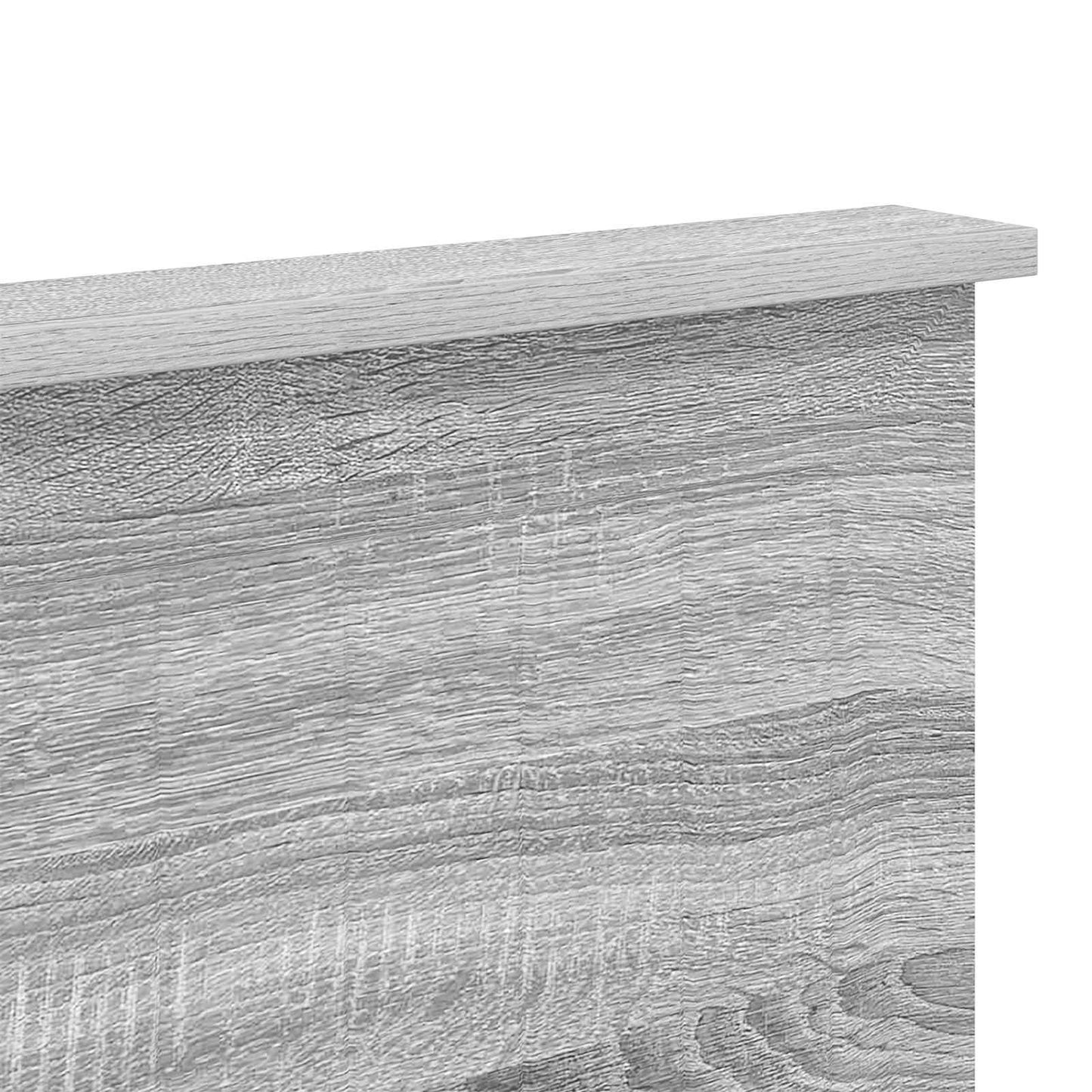 Hoofdbord Grijs Sonoma Bewerkt hout is nu te koop bij PeponiXL, paradijselijk wonen!