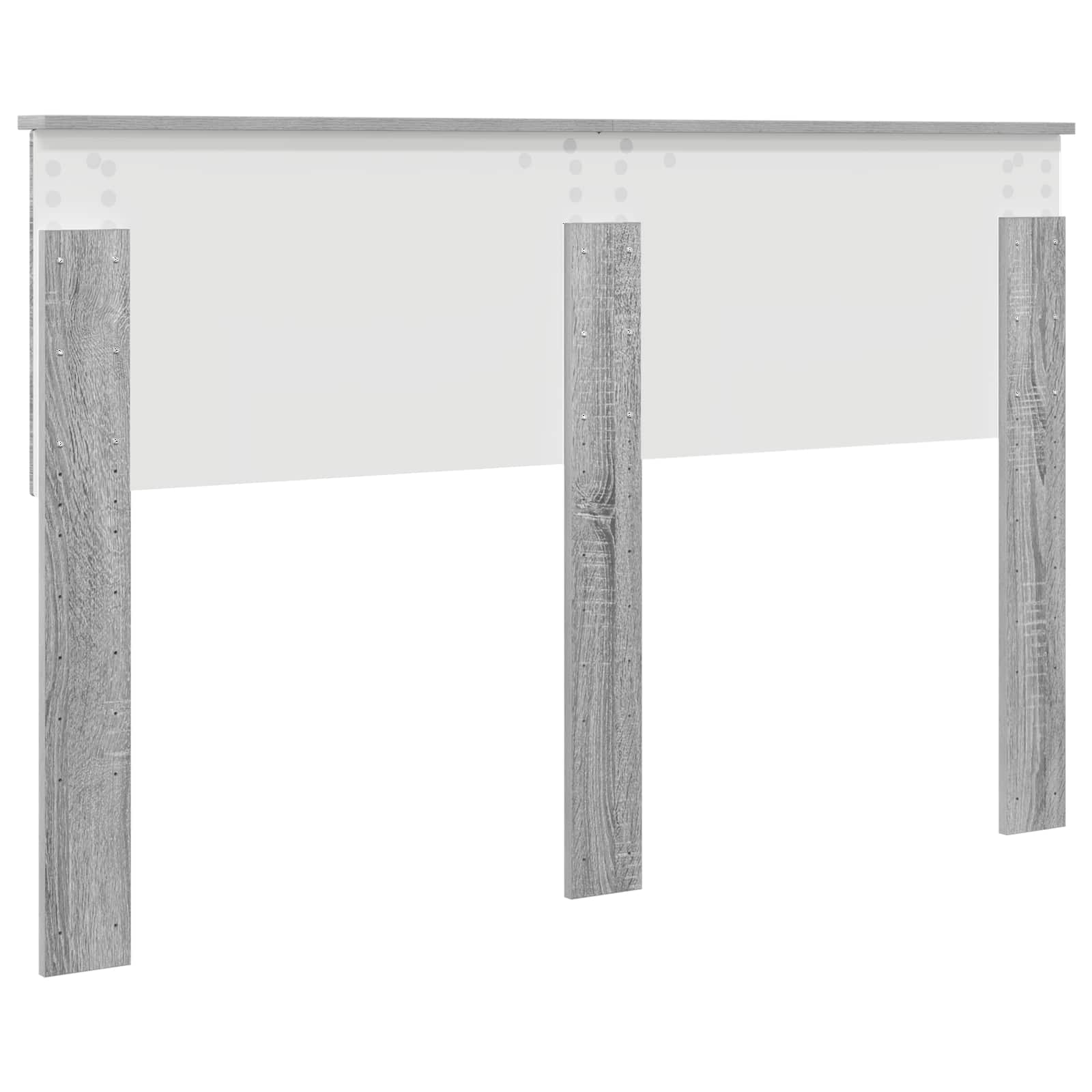 Hoofdbord Grijs Sonoma Bewerkt hout is nu te koop bij PeponiXL, paradijselijk wonen!