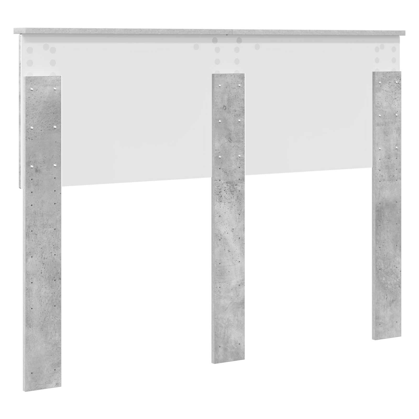 Hoofdbord Beton Grijs Bewerkt hout is nu te koop bij PeponiXL, paradijselijk wonen!