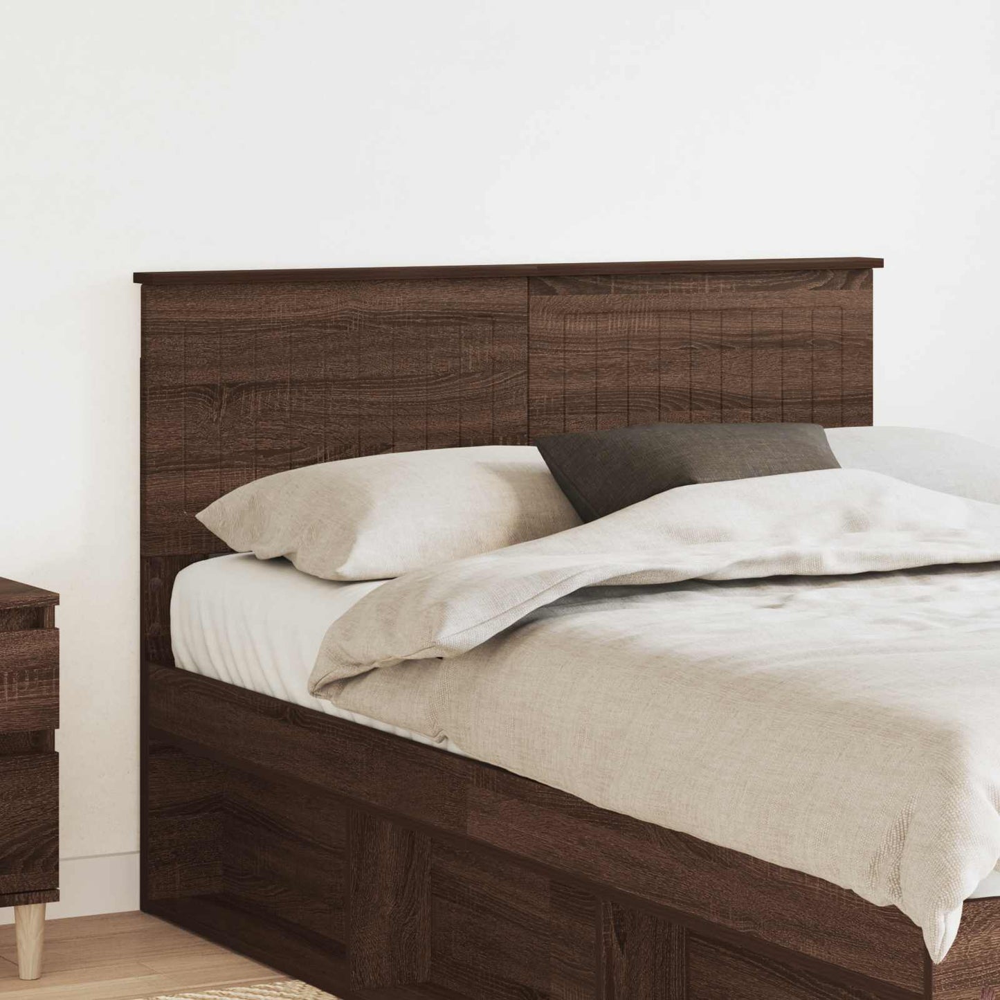 Hoofdbord Bruin Eiken Bewerkt hout is nu te koop bij PeponiXL, paradijselijk wonen!