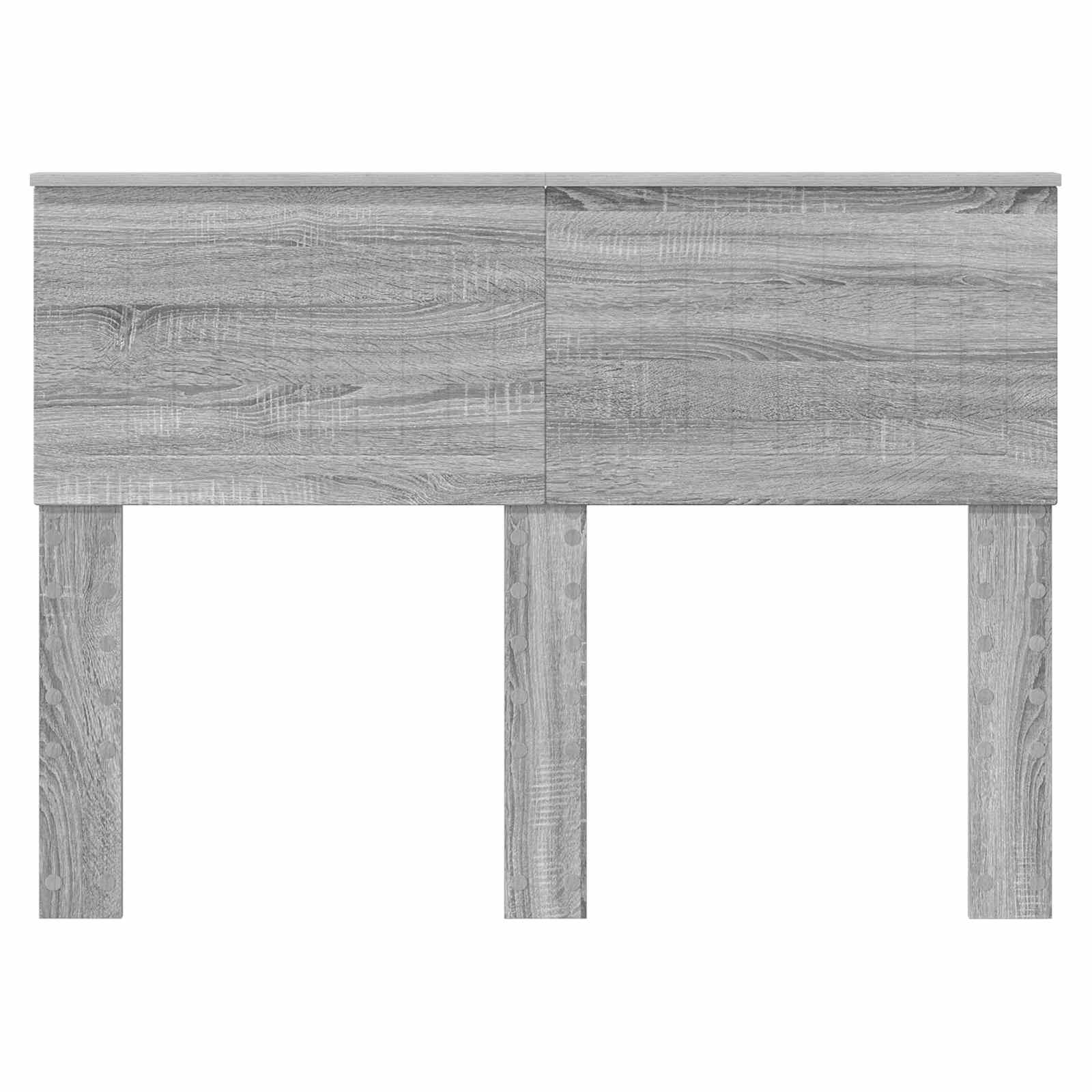 Hoofdbord Grijs Sonoma Bewerkt hout is nu te koop bij PeponiXL, paradijselijk wonen!